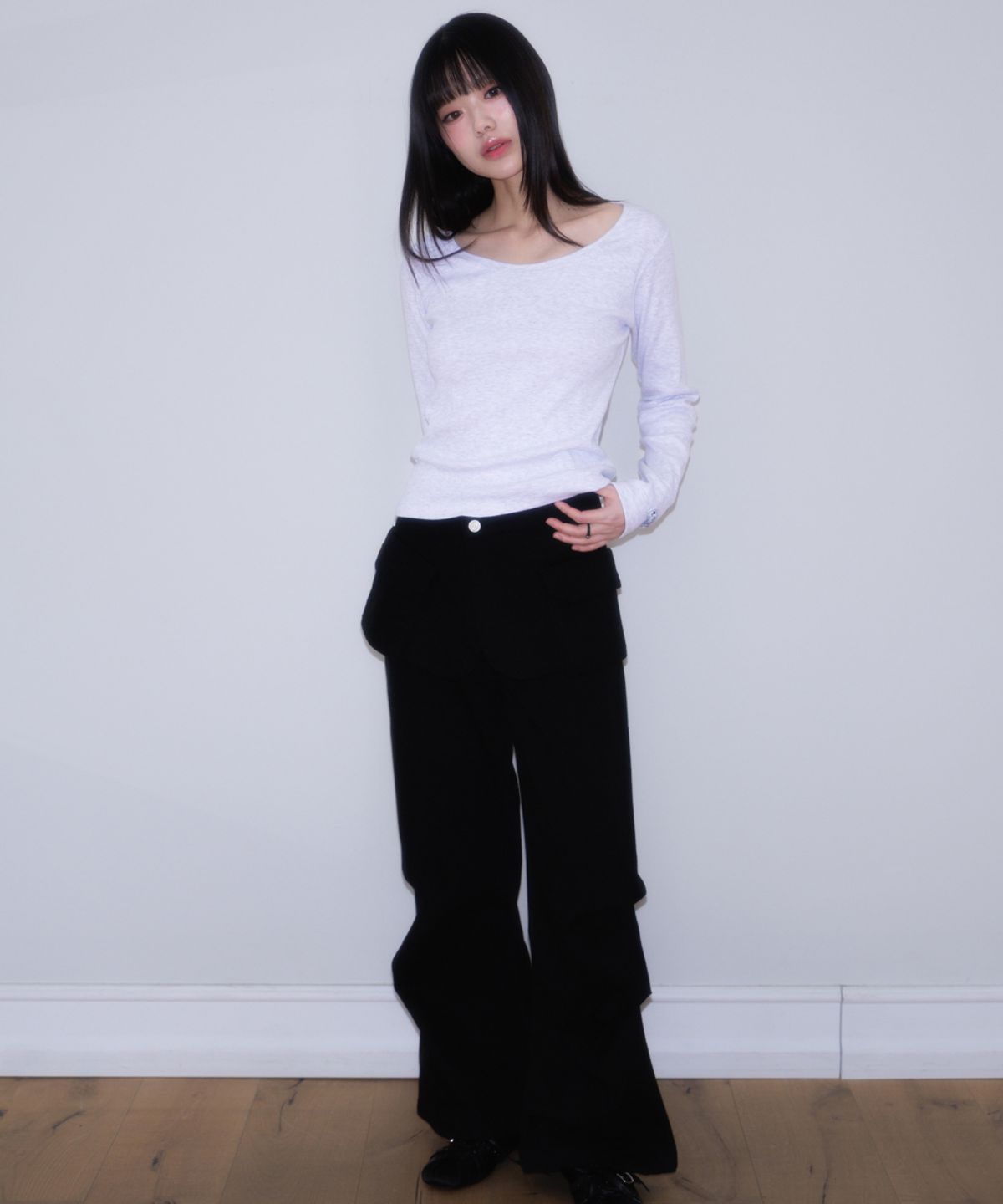 로제프란츠(ROSEFRANTZ) (2PACK) Essential Rose Label Long Sleeve [5color]