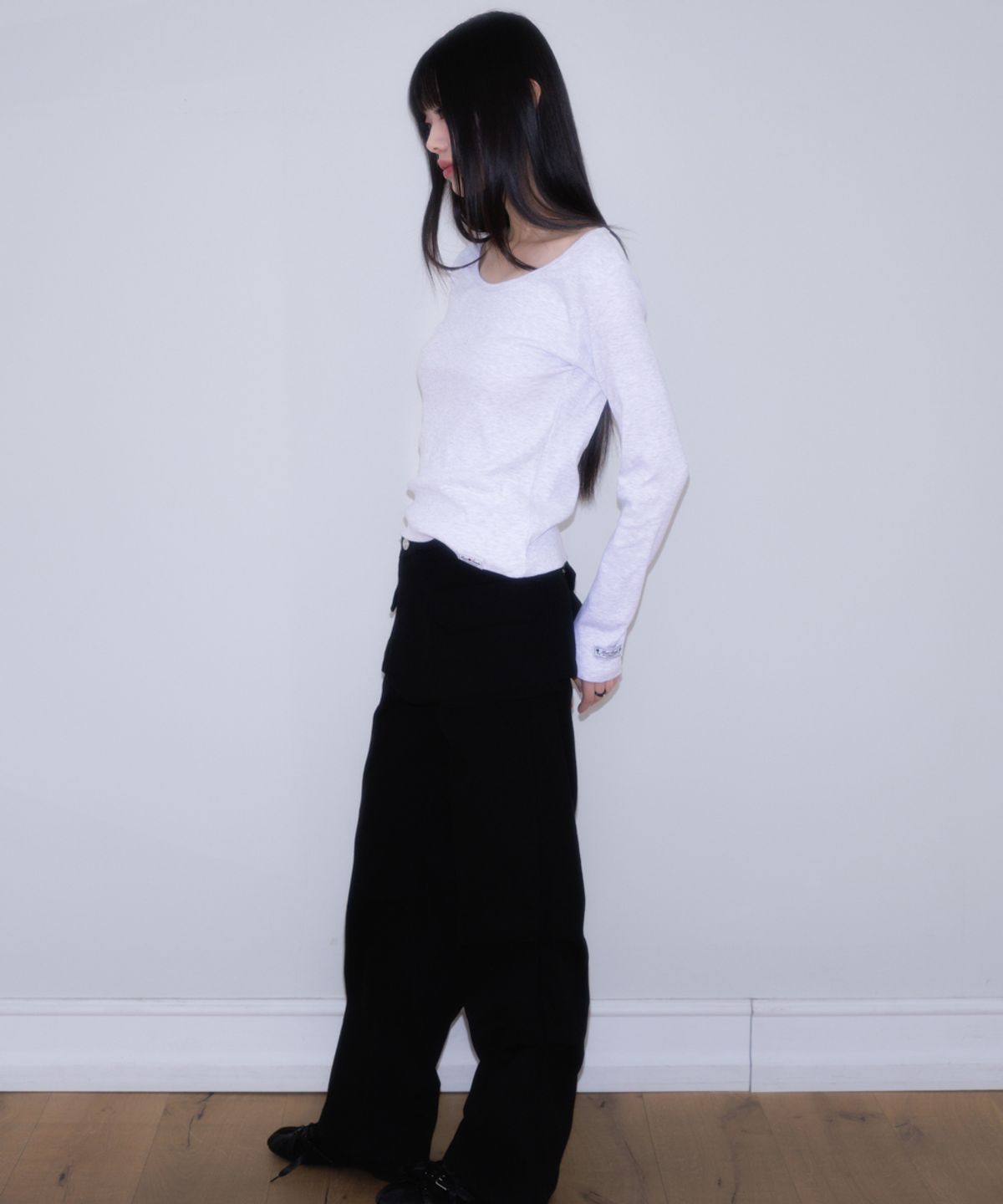 로제프란츠(ROSEFRANTZ) (2PACK) Essential Rose Label Long Sleeve [5color]