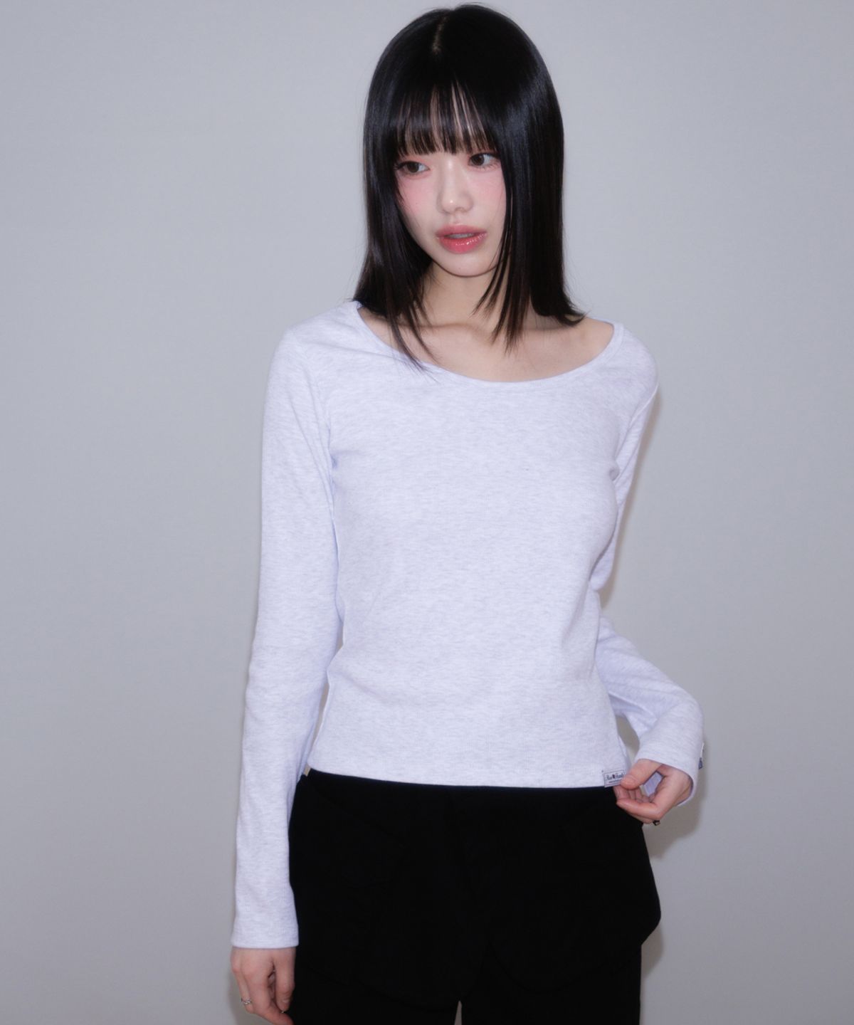 로제프란츠(ROSEFRANTZ) (2PACK) Essential Rose Label Long Sleeve [5color]