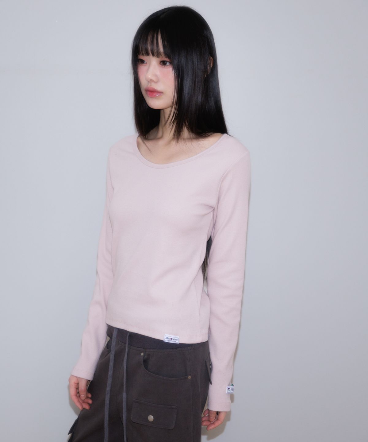 로제프란츠(ROSEFRANTZ) (2PACK) Essential Rose Label Long Sleeve [5color]