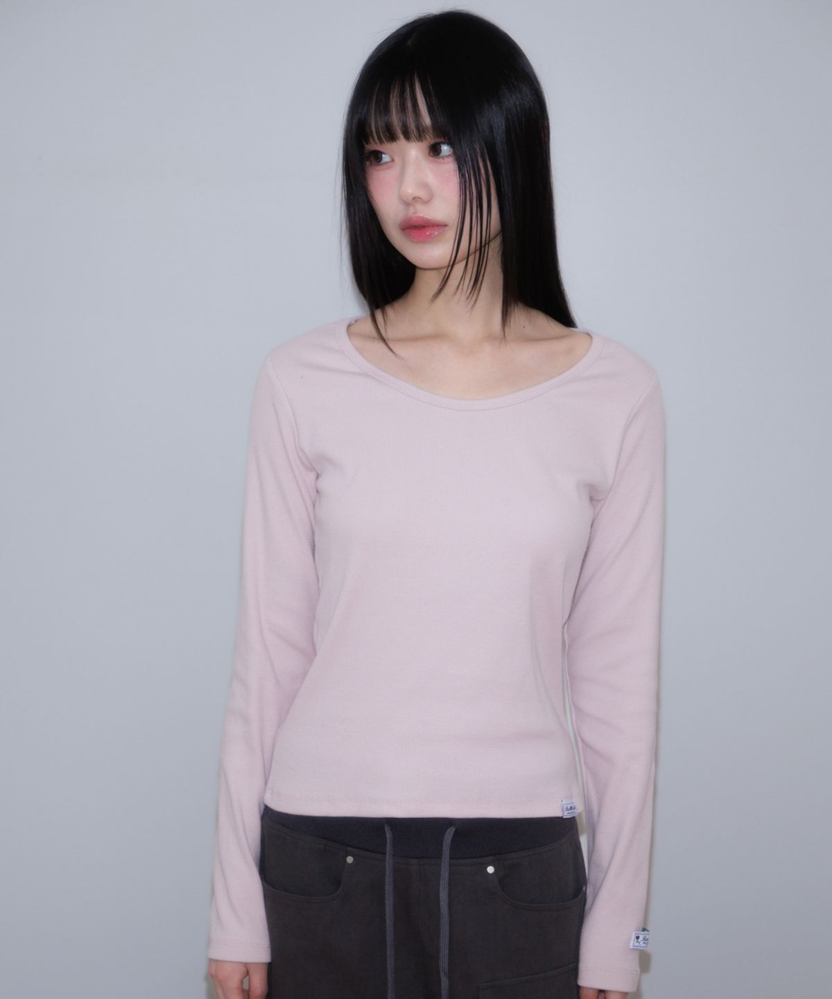 로제프란츠(ROSEFRANTZ) (2PACK) Essential Rose Label Long Sleeve [5color]