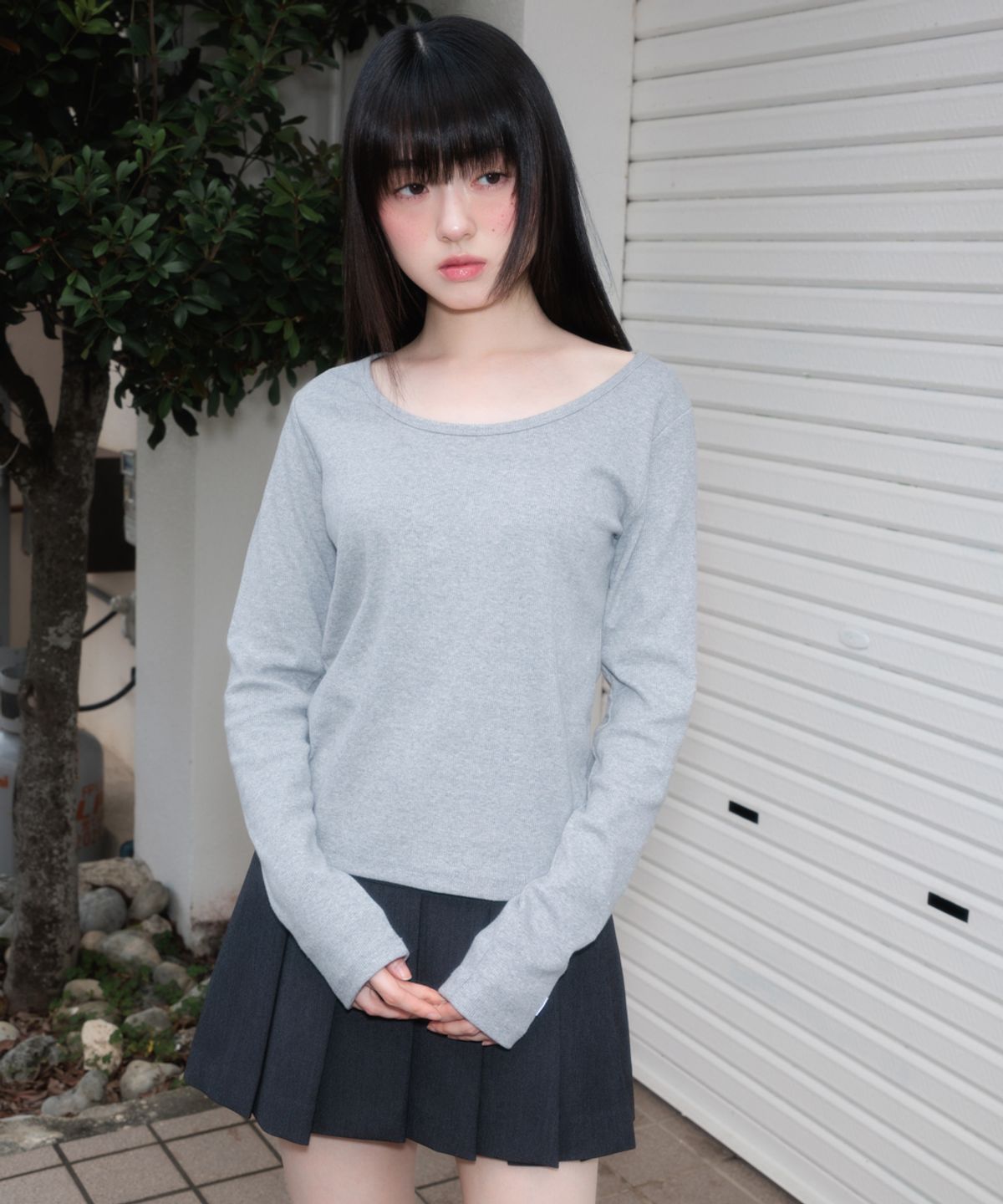 로제프란츠(ROSEFRANTZ) (2PACK) Essential Rose Label Long Sleeve [5color]