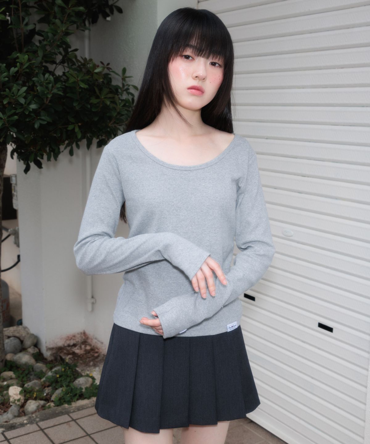 로제프란츠(ROSEFRANTZ) (2PACK) Essential Rose Label Long Sleeve [5color]