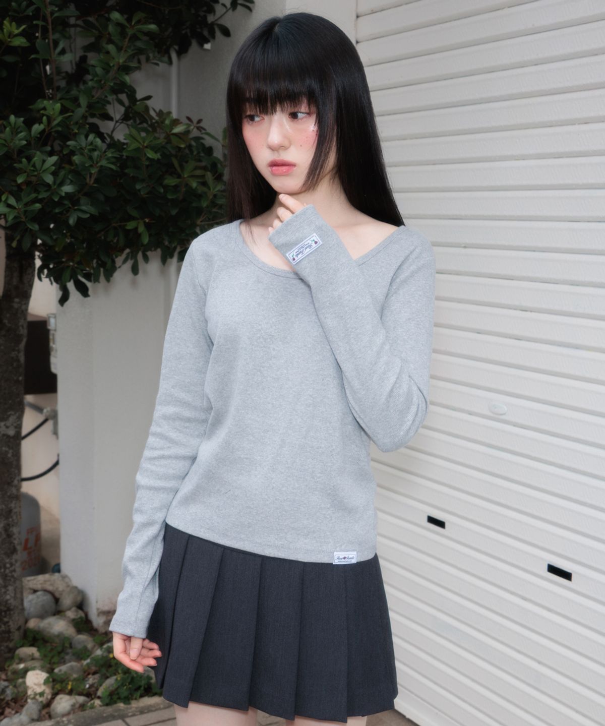 로제프란츠(ROSEFRANTZ) (2PACK) Essential Rose Label Long Sleeve [5color]