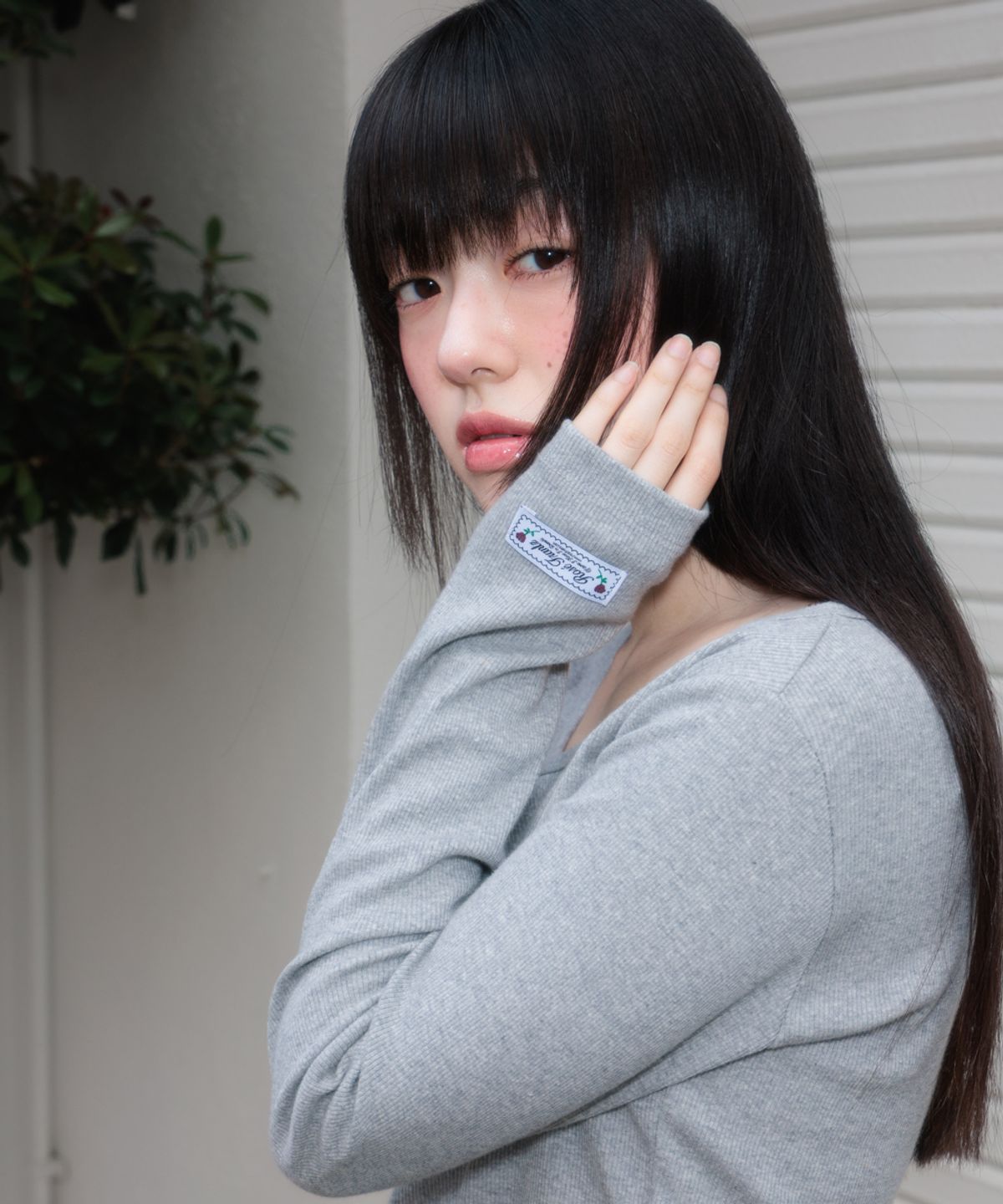 로제프란츠(ROSEFRANTZ) (2PACK) Essential Rose Label Long Sleeve [5color]