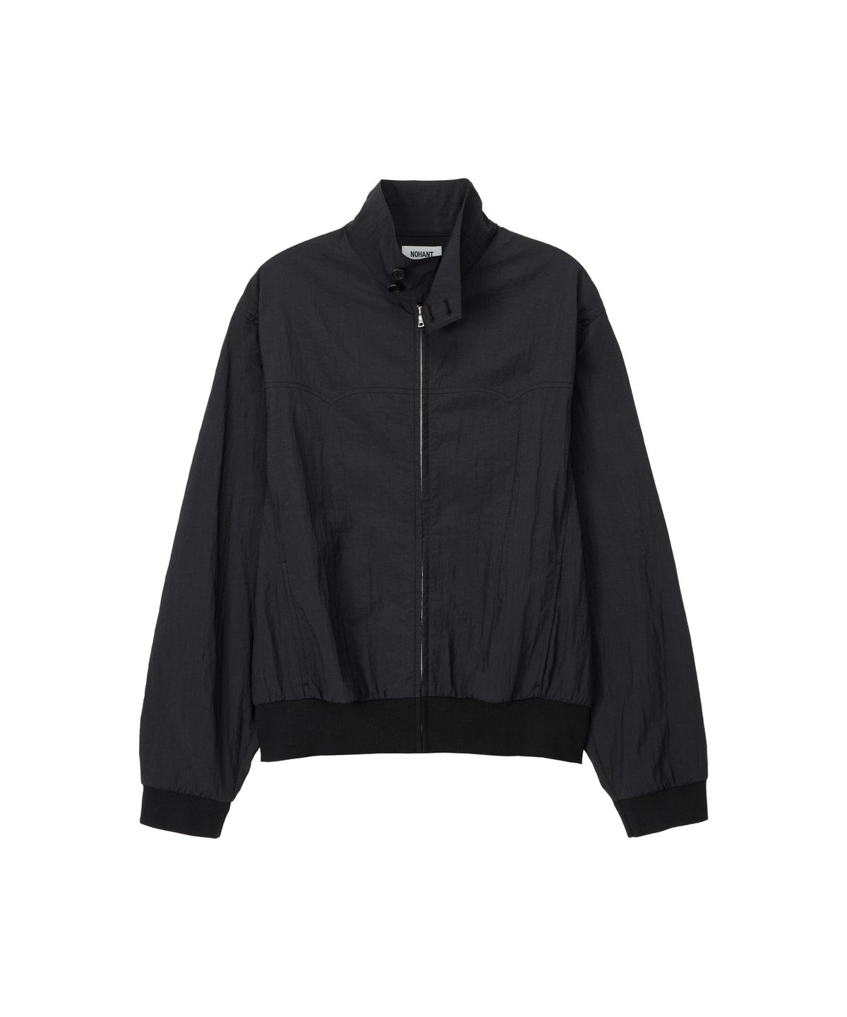 노앙(NOHANT) LIGHT STAND-COLLAR BLOUSON BLACK