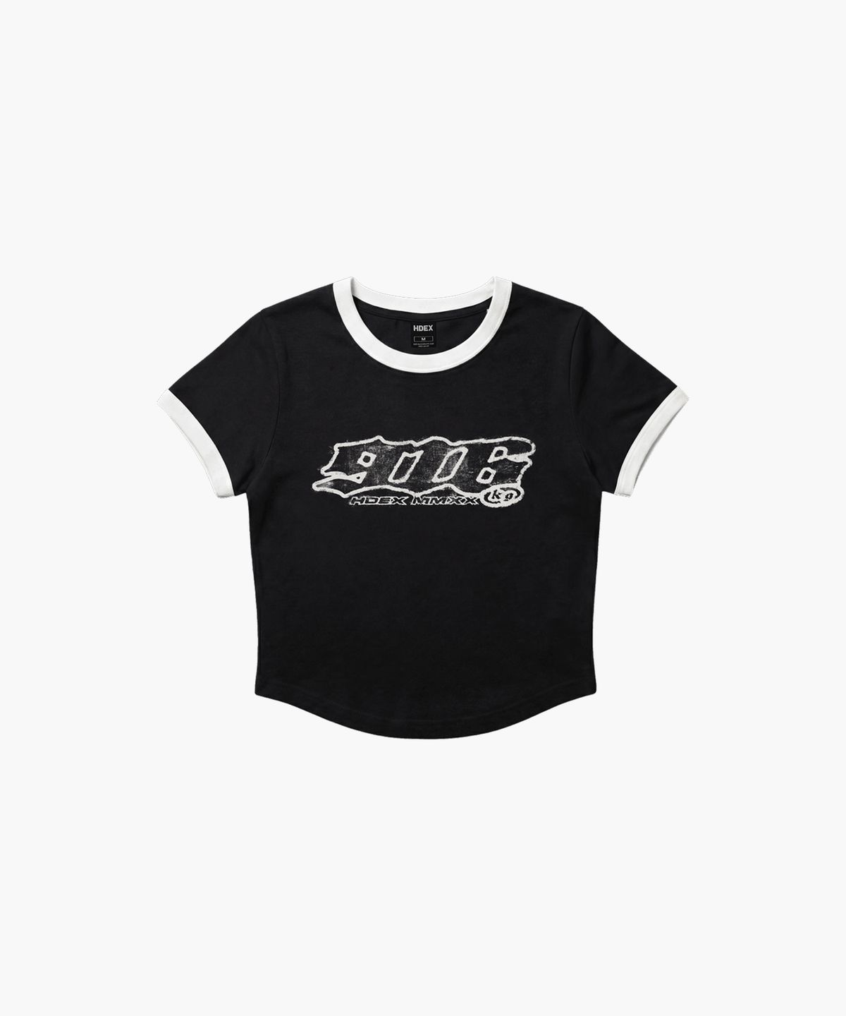에이치덱스(HDEX) 클리어 916 링거 크롭 숏 슬리브 (Black)