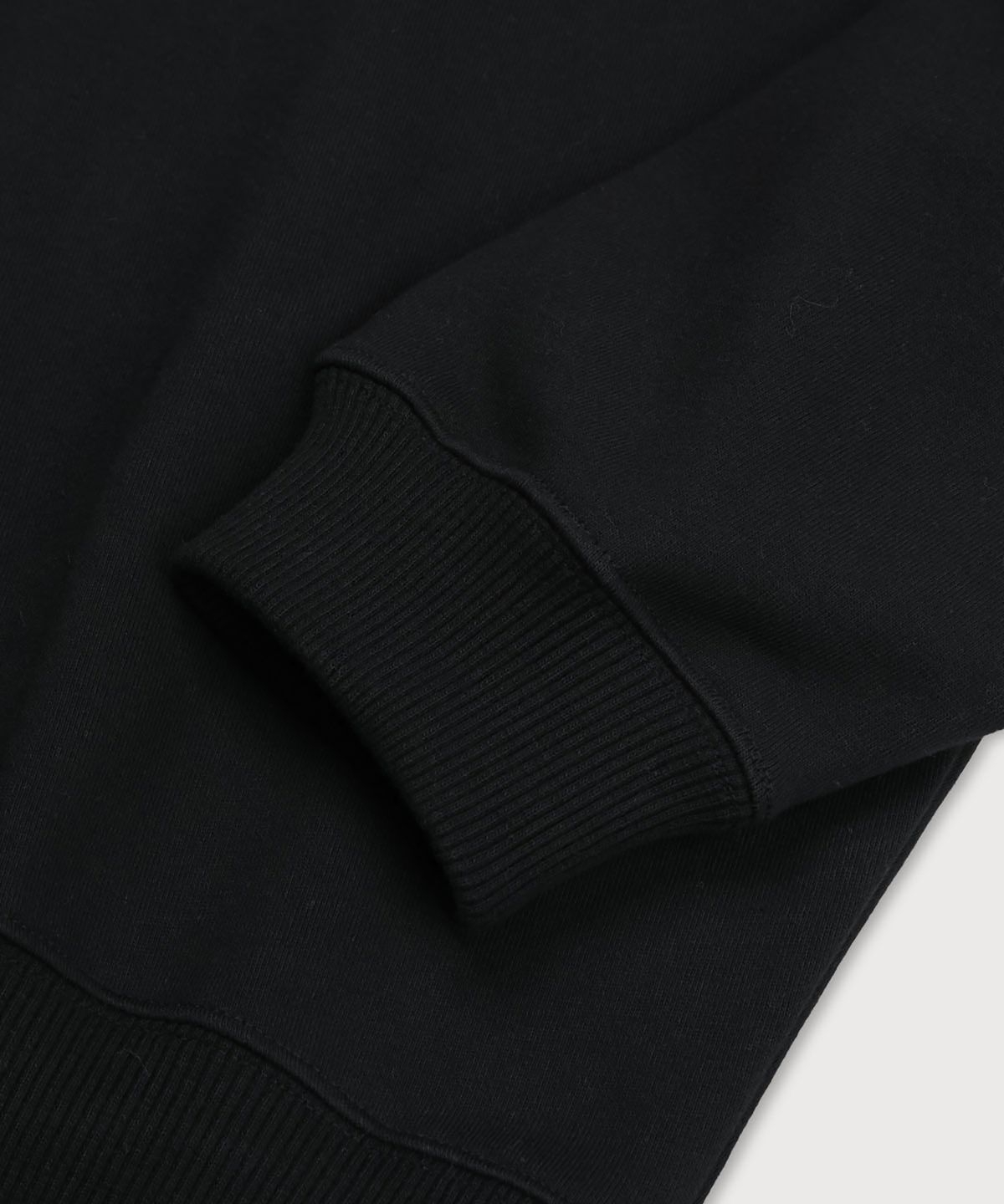 뮤제(MUSEE) POMPIDOU Oversized MUSEE PARIS Embroidery Sweatshirt_Black