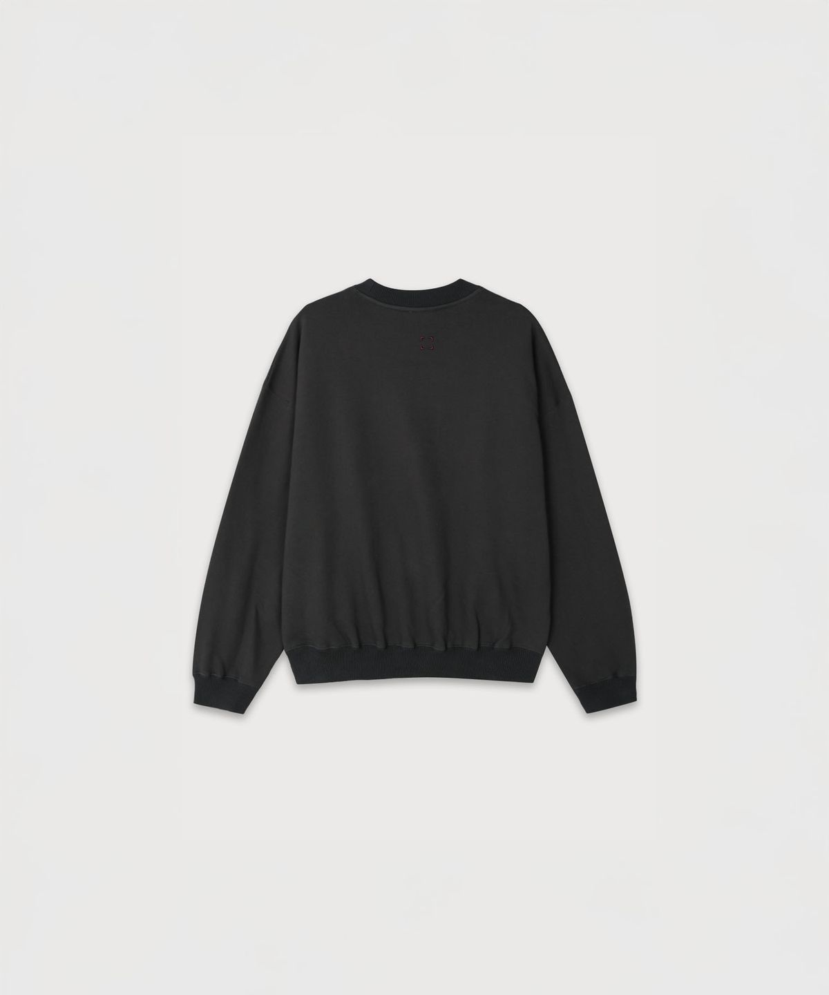 뮤제(MUSEE) POMPIDOU Oversized MUSEE PARIS Embroidery Sweatshirt_Gray