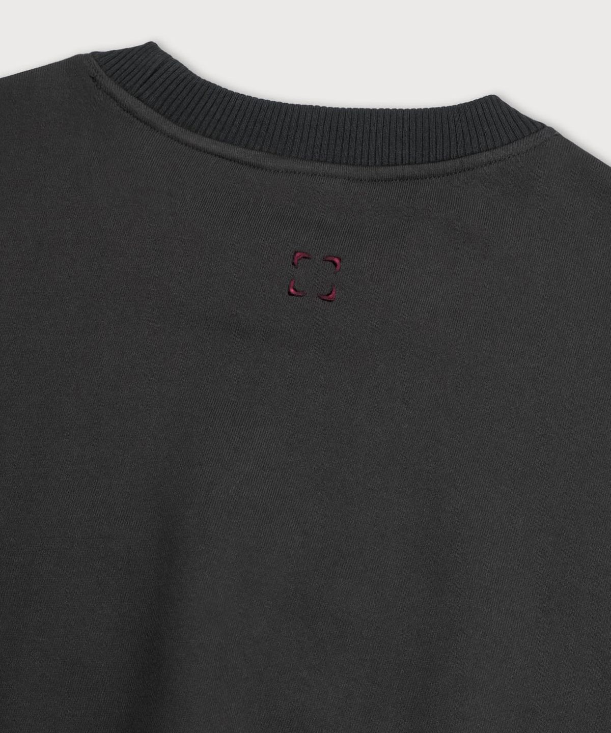 뮤제(MUSEE) POMPIDOU Oversized MUSEE PARIS Embroidery Sweatshirt_Gray