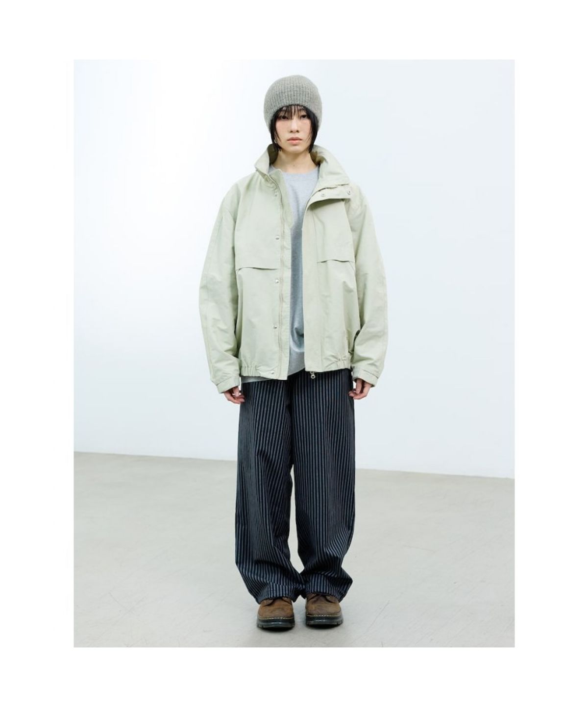 샌드 사운드(SAND SOUND) (UNISEX) 퍼널 파카  베이지