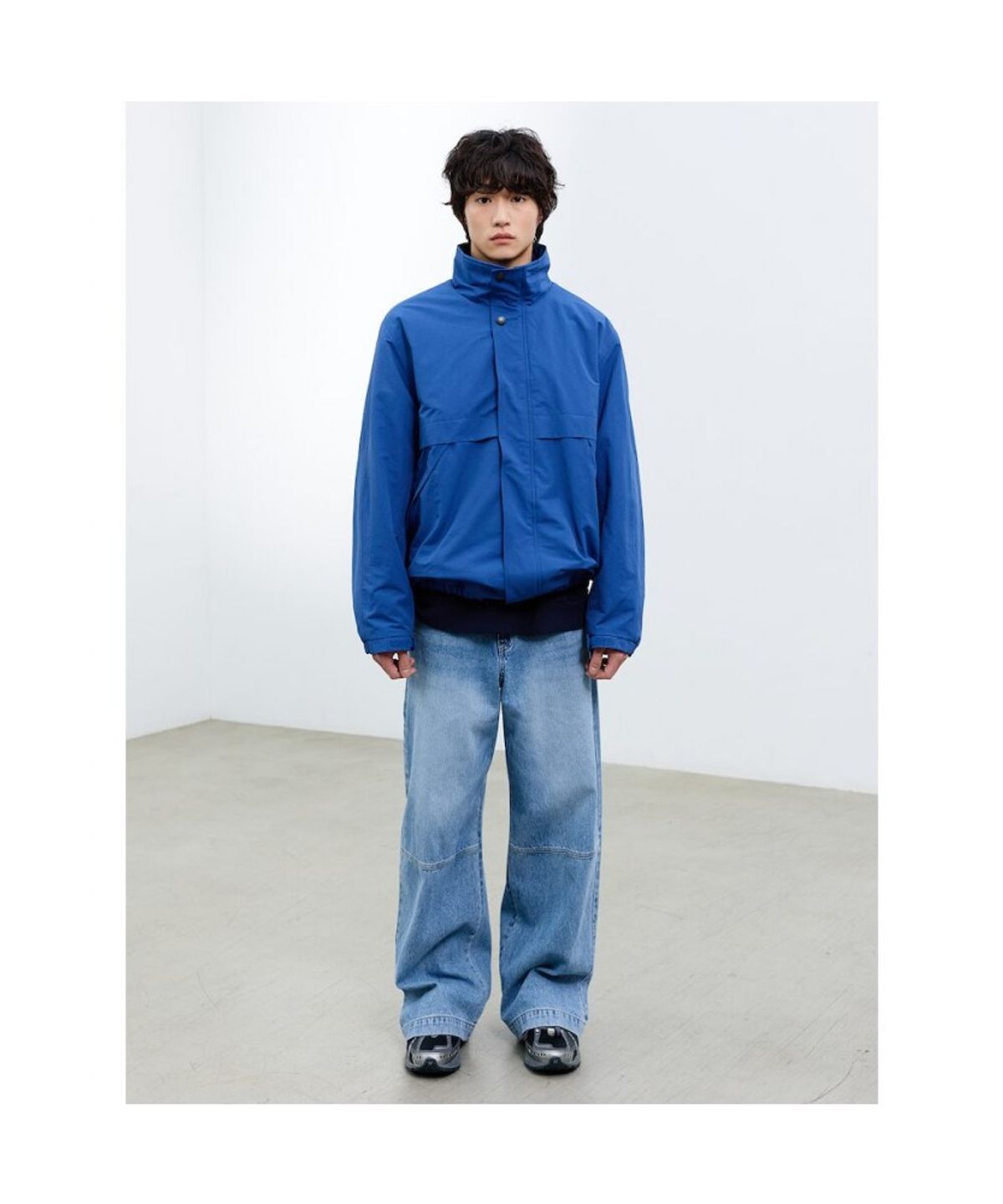 샌드 사운드(SAND SOUND) (UNISEX) 퍼널 파카  블루