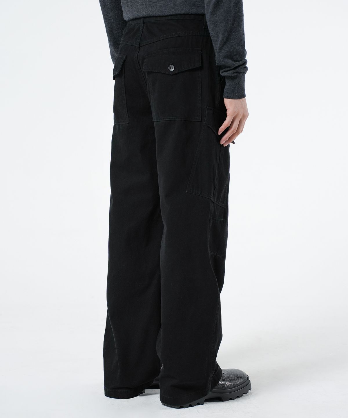 브랜디드(BRANDED) UNIFORM CARGO PANTS [BLACK]