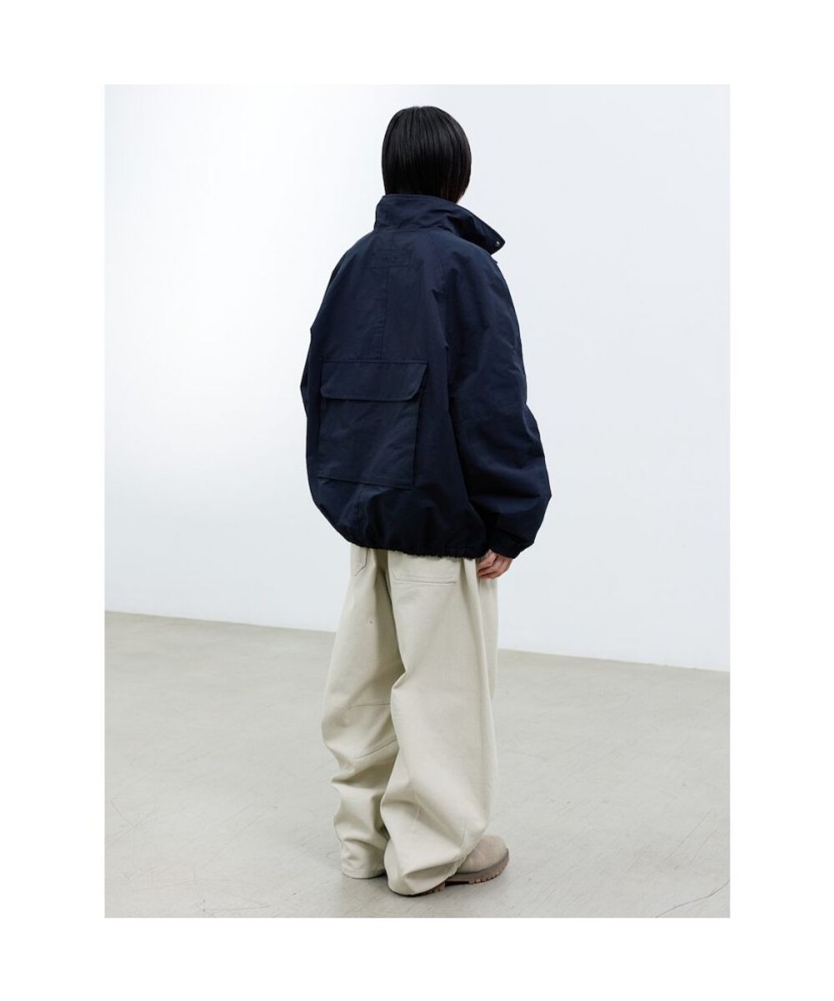 샌드 사운드(SAND SOUND) (UNISEX) 퍼널 파카  네이비