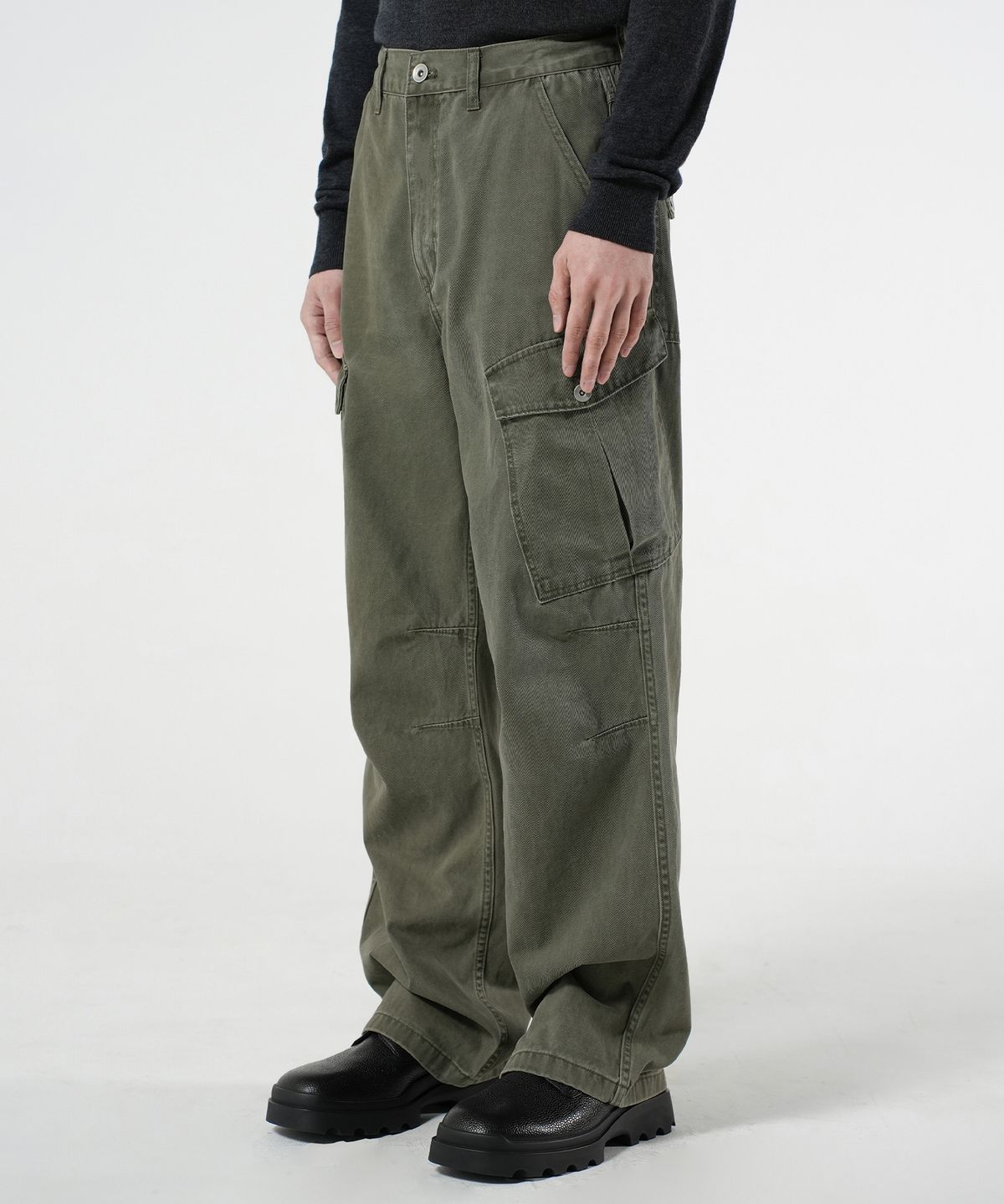 브랜디드(BRANDED) UNIFORM CARGO PANTS [KHAKI]