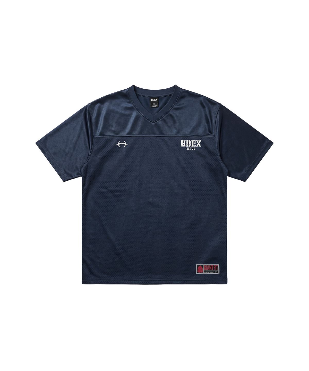에이치덱스(HDEX) 코어 럭비 오버핏 숏 슬리브 (Navy)