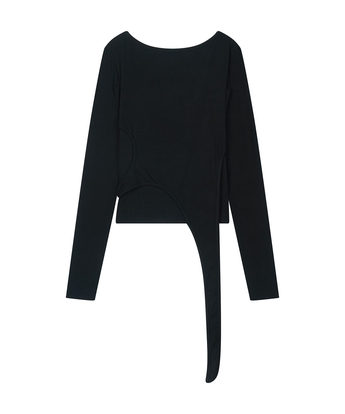 샌드릭(SANDRIC) Layered Strap Long Sleeve_Black