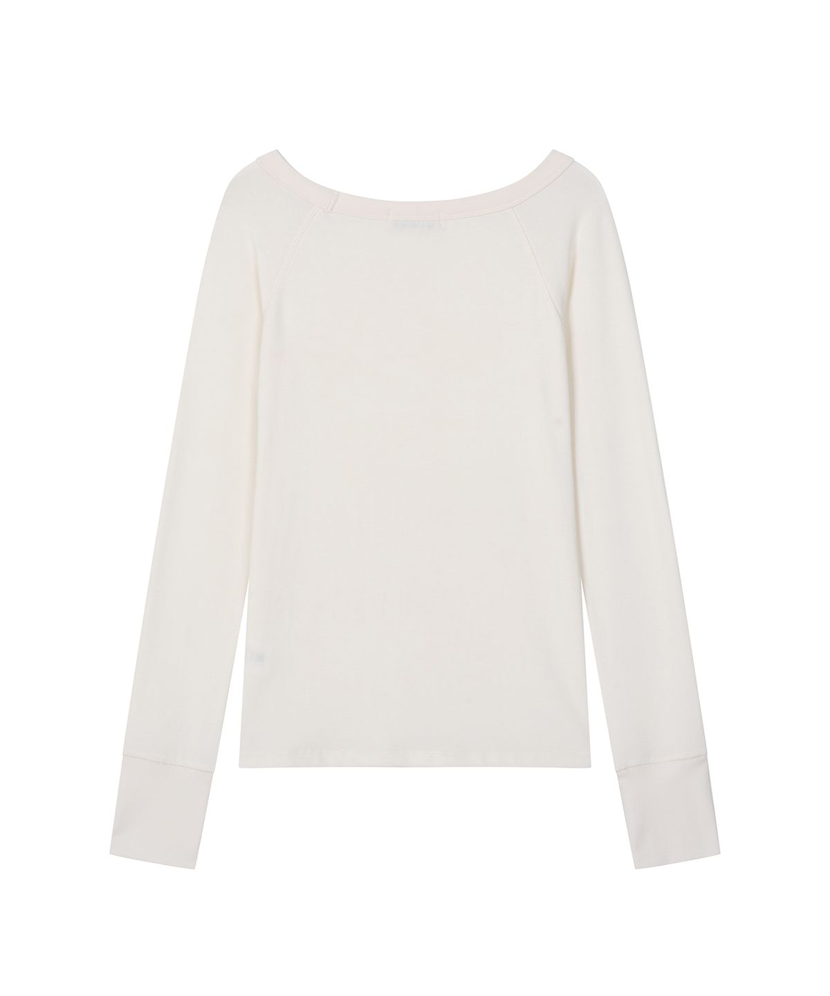 샌드릭(SANDRIC) Boat Neck Long Sleeve_Ivory