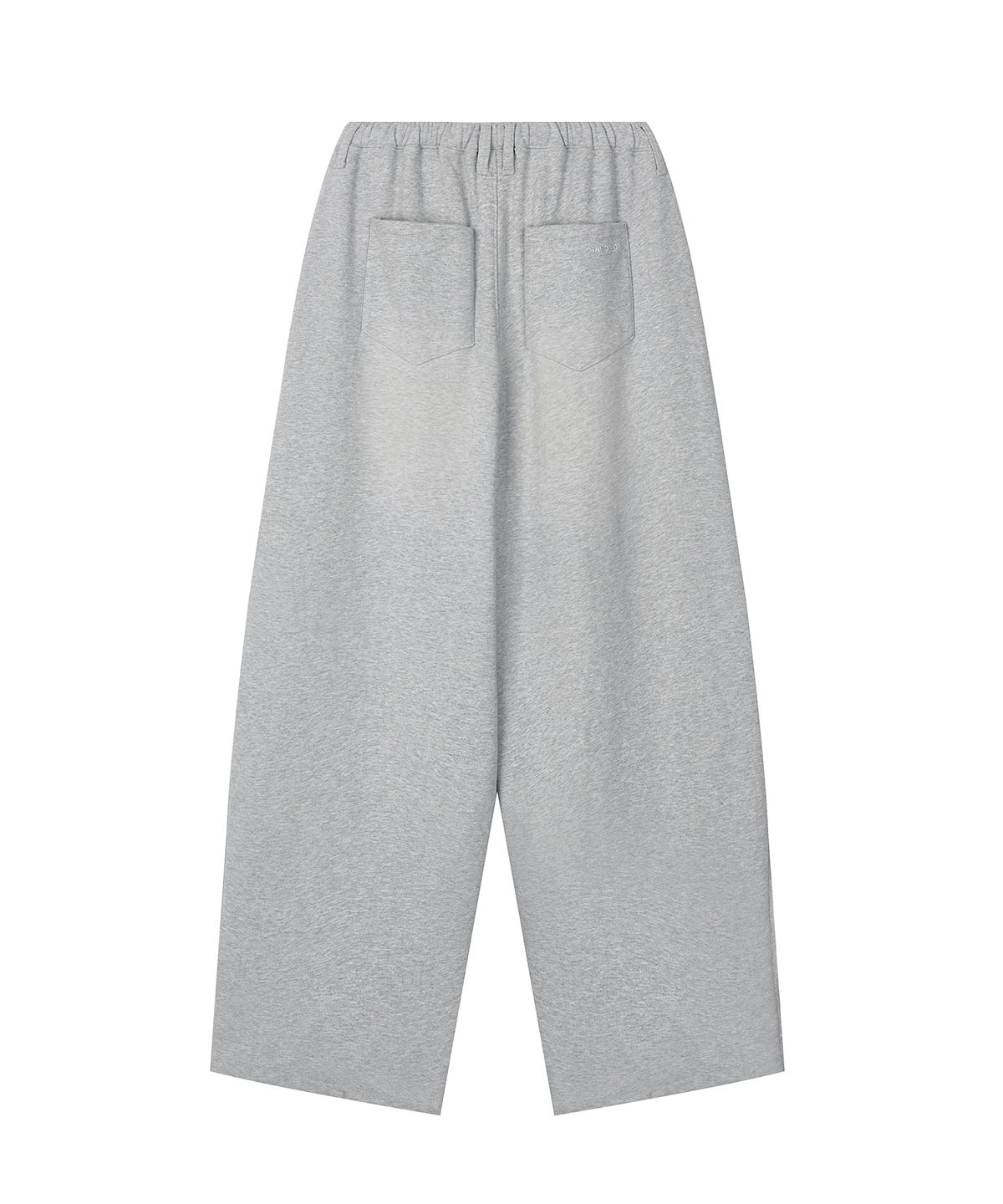 샌드릭(SANDRIC) Washed Overfit Sweatpants_Melange Grey