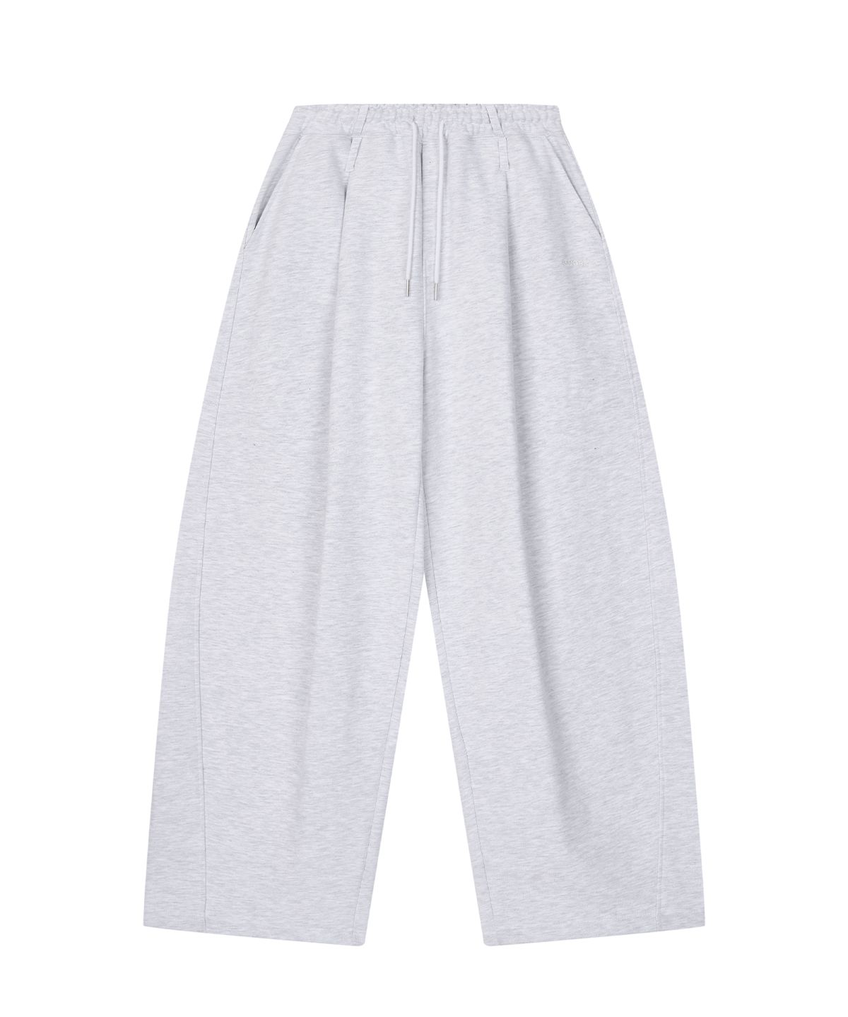 샌드릭(SANDRIC) OVERFIT SWEAT PANTS_MELANGE WHITE