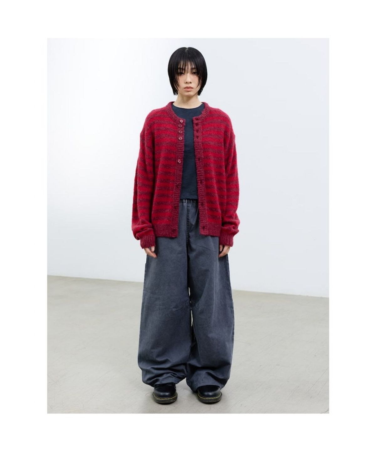 샌드 사운드(SAND SOUND) (UNISEX) 컬러드 오버덕 팬츠  애쉬