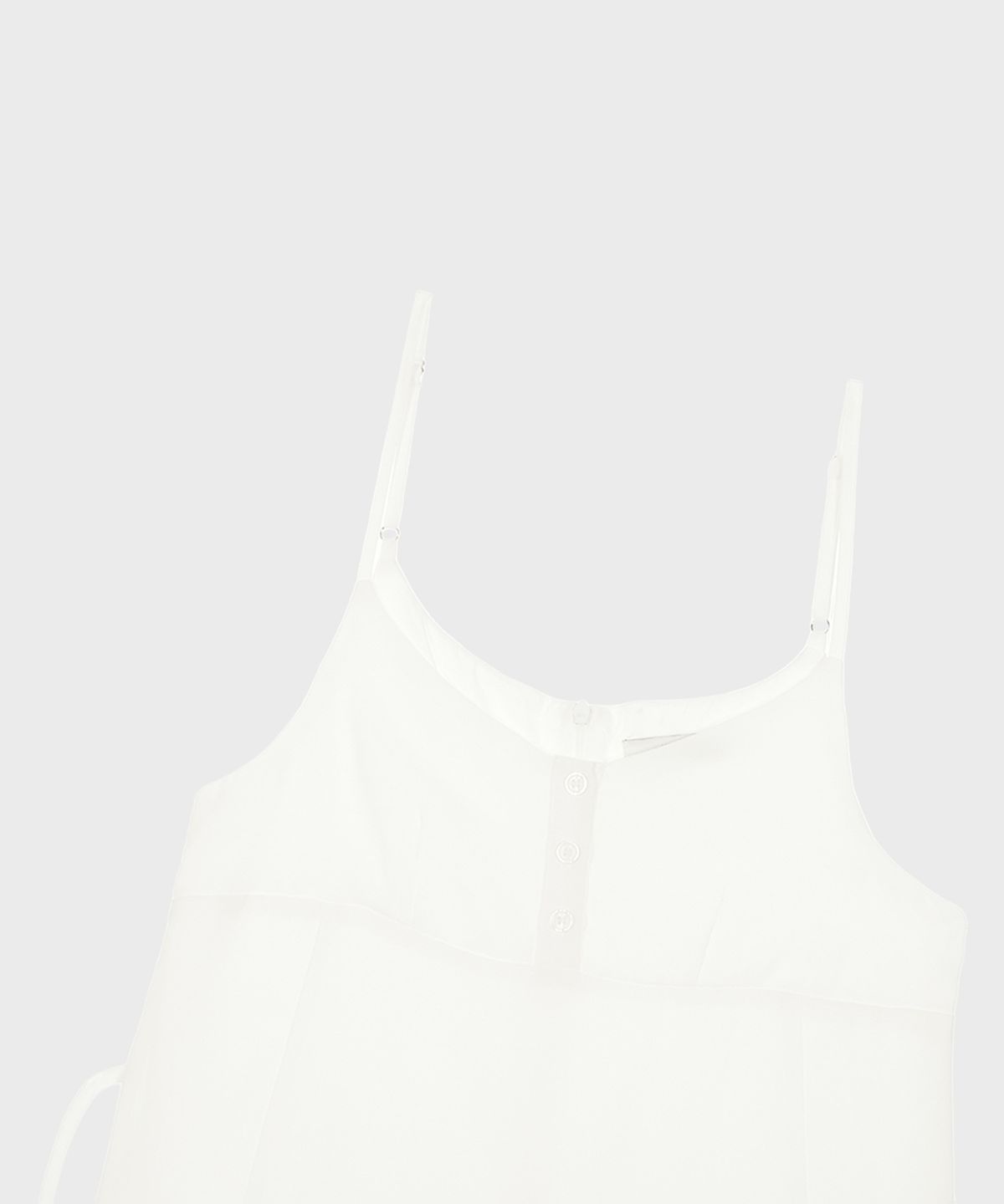 알키알카(ALKI ALKA) Pleated Chiffon Mini Dress (Ivory)