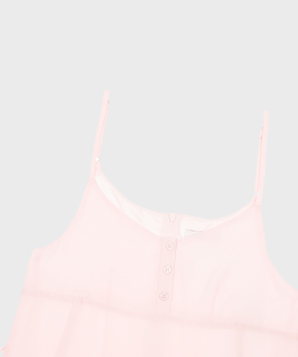 알키알카(ALKI ALKA) Pleated Chiffon Mini Dress (Light Pink)