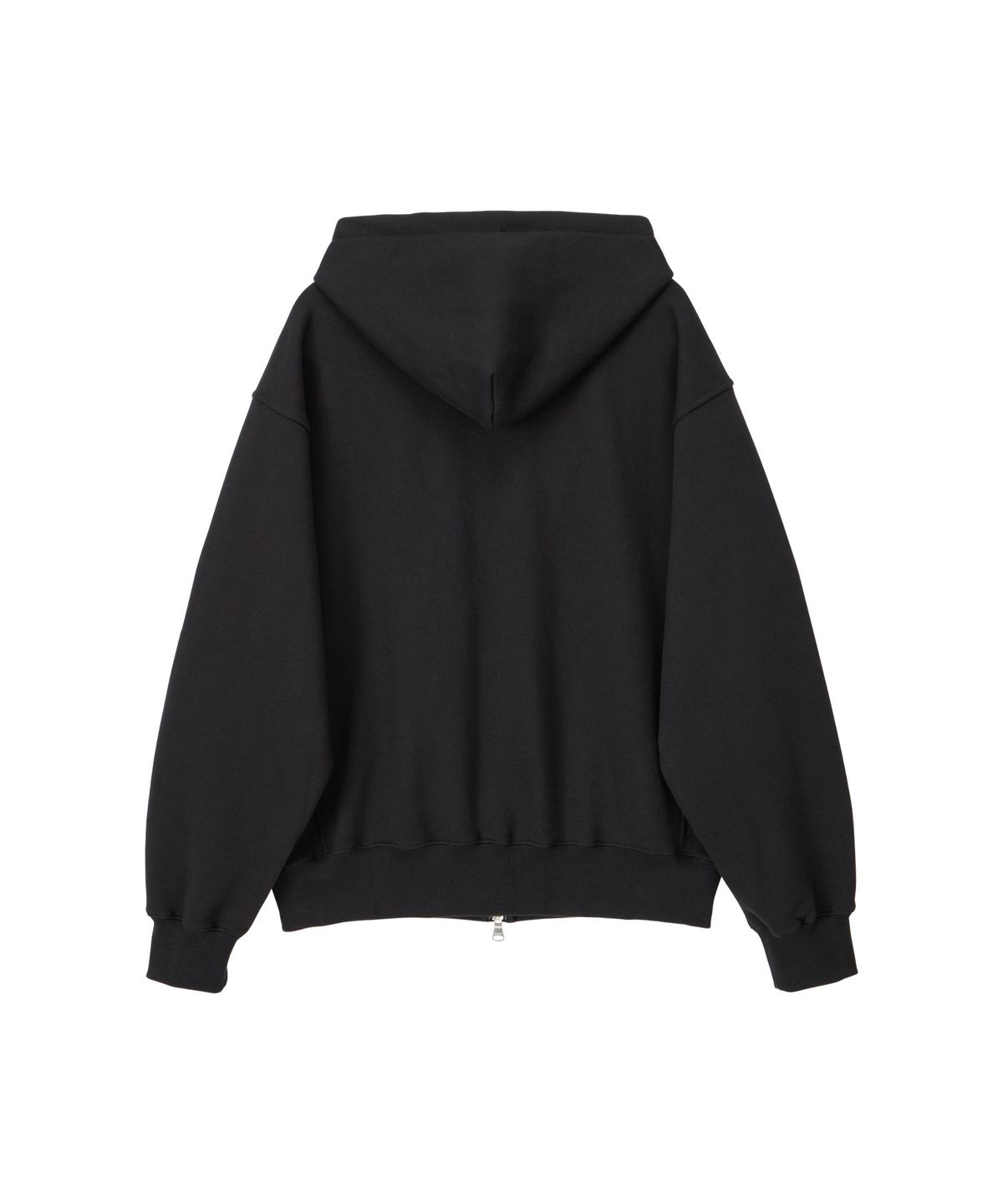 노앙(NOHANT) LONELY/LOVELY HOODIE ZIP-UP BLACK