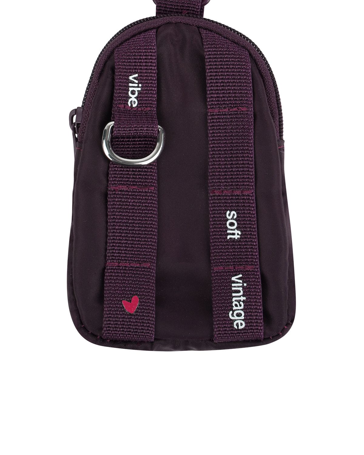 더뮤지엄비지터(THEMUSEUMVISITOR) CARABINER CARD WALLET (PURPLE)