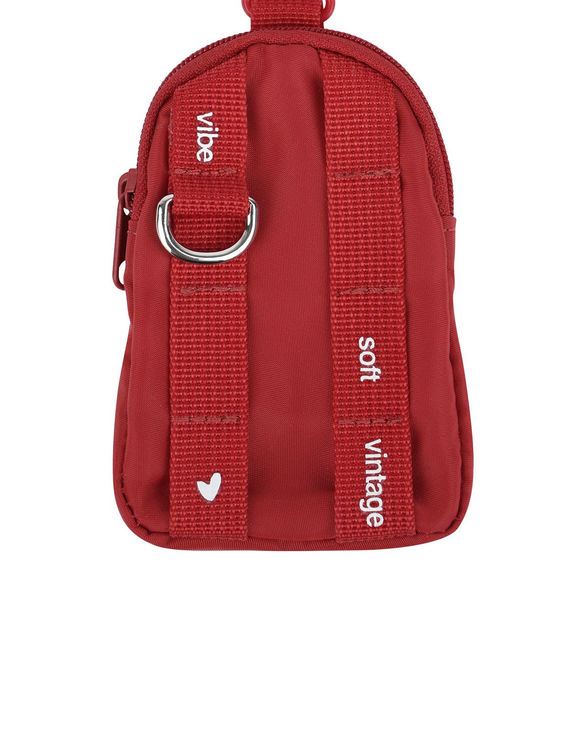 더뮤지엄비지터(THEMUSEUMVISITOR) CARABINER CARD WALLET (RED)