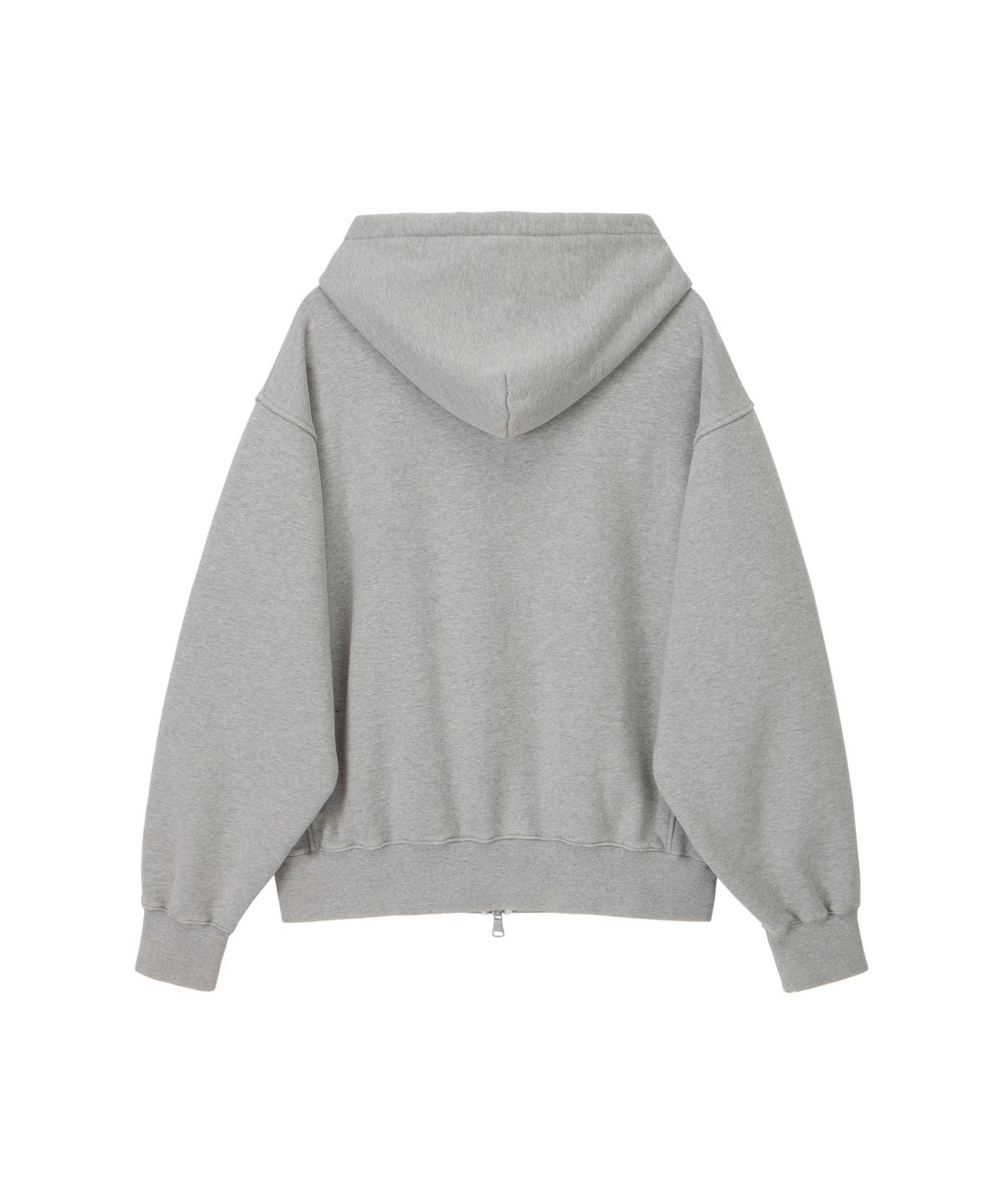 노앙(NOHANT) LONELY/LOVELY HOODIE ZIP-UP GRAY