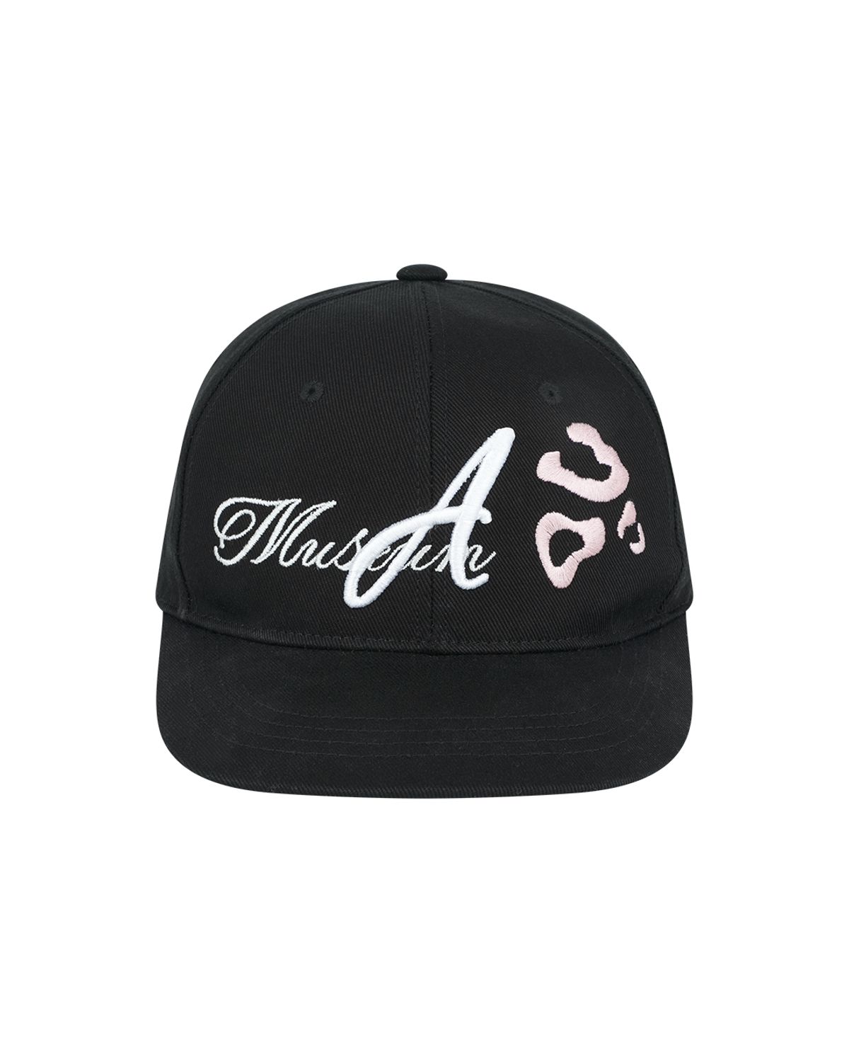 더뮤지엄비지터(THEMUSEUMVISITOR) LEOPARD EMBROIDERY CAP (BLACK)