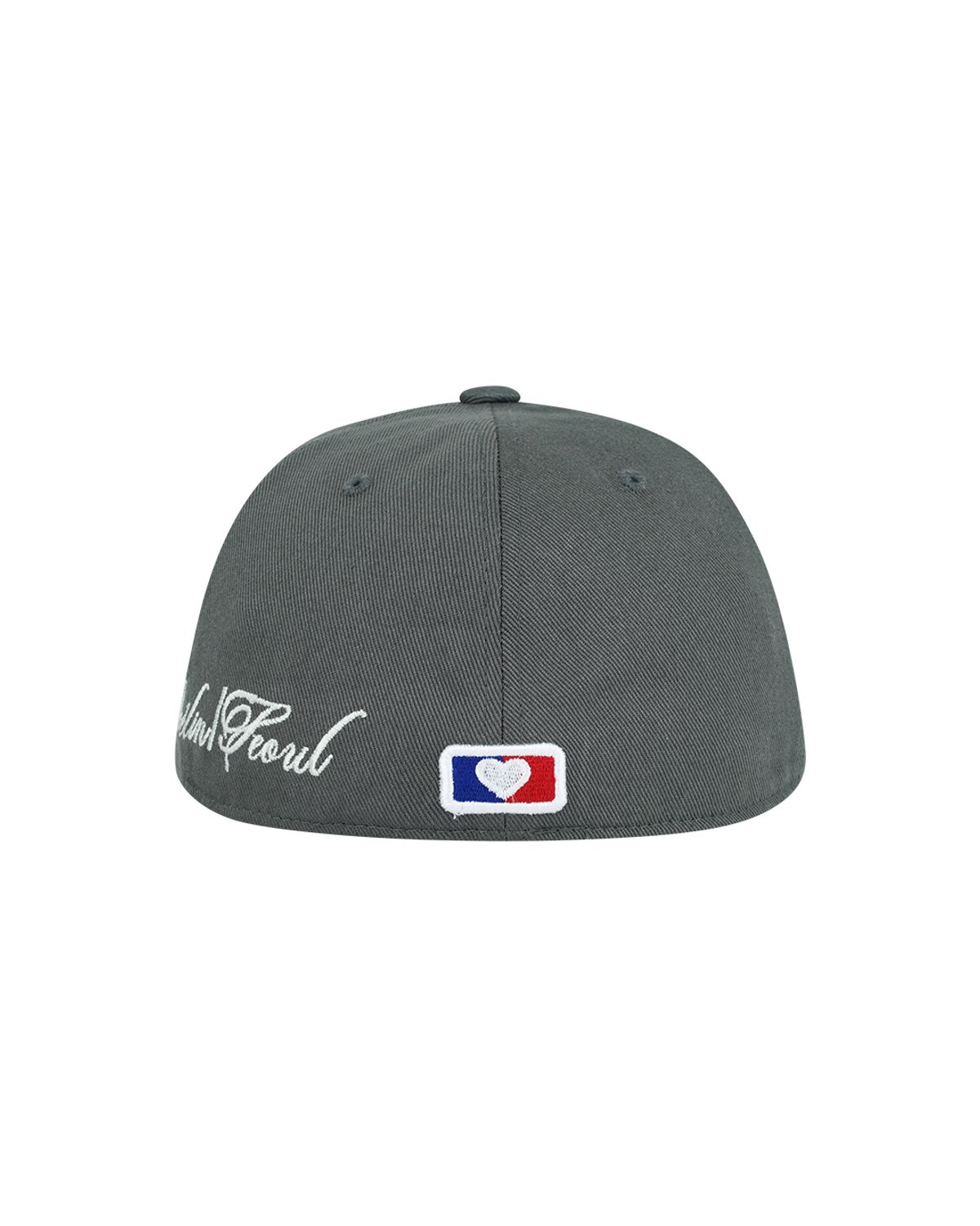 더뮤지엄비지터(THEMUSEUMVISITOR) LEOPARD EMBROIDERY CAP (CHARCOAL)