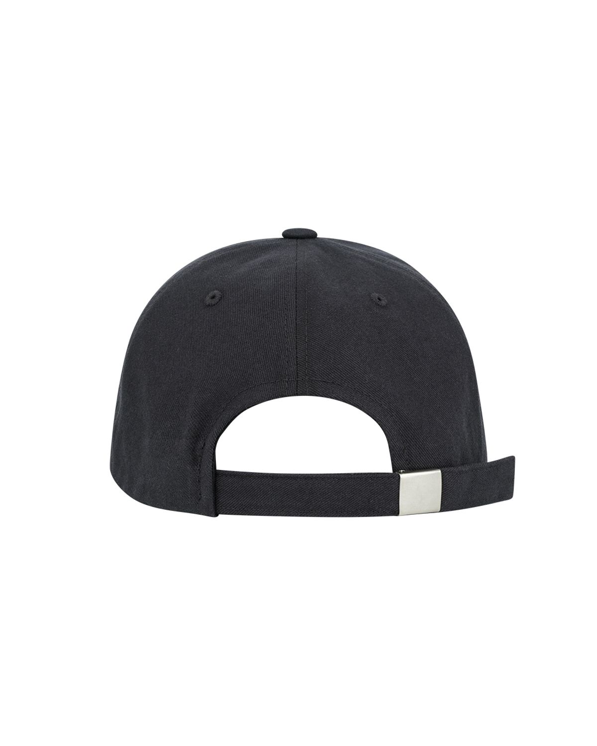 더뮤지엄비지터(THEMUSEUMVISITOR) SIGNATURE LOGO BALL CAP (CHARCOAL)