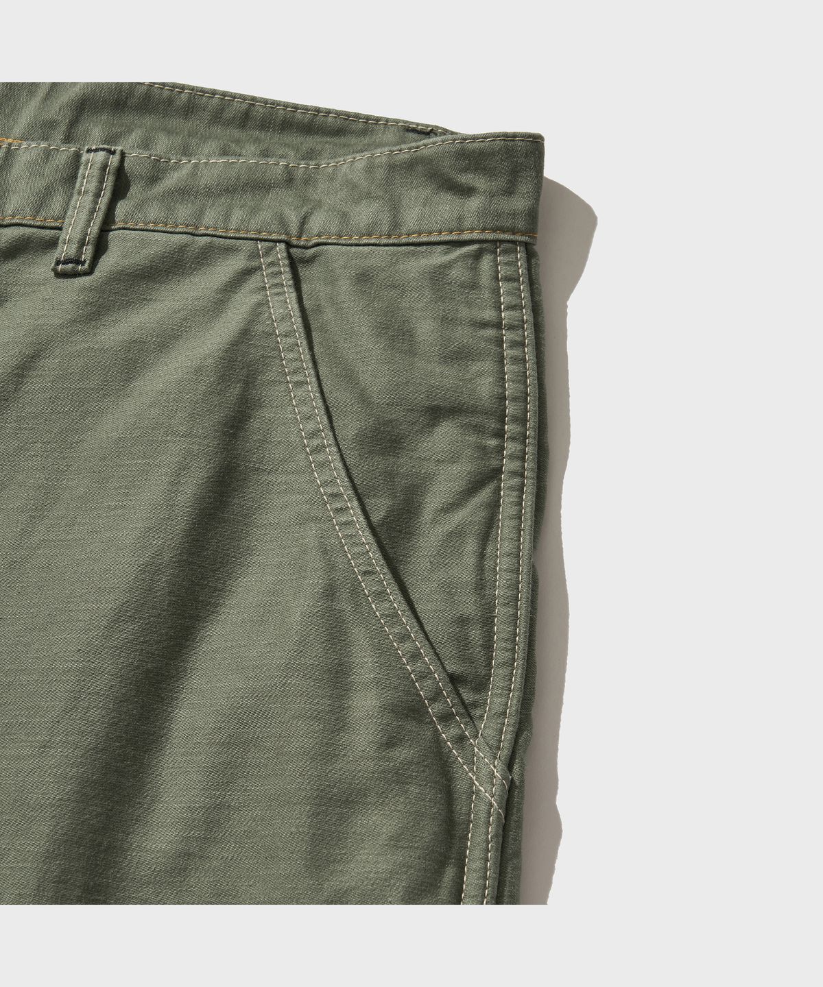 비디알(VDR) BACK SATEEN TROUSER [Swamp Green]