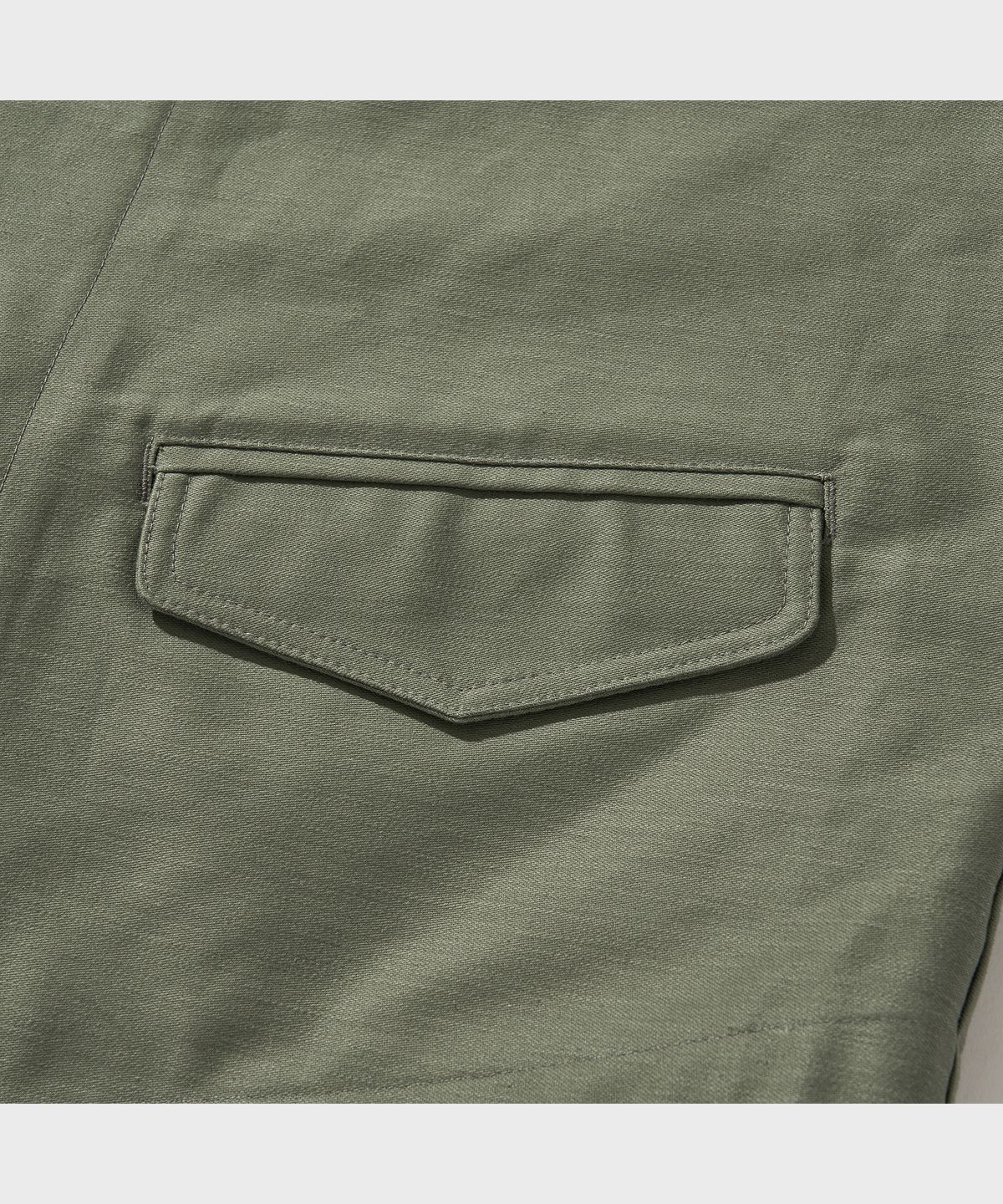 비디알(VDR) BACK SATEEN COTTON VEST [Swamp Green]