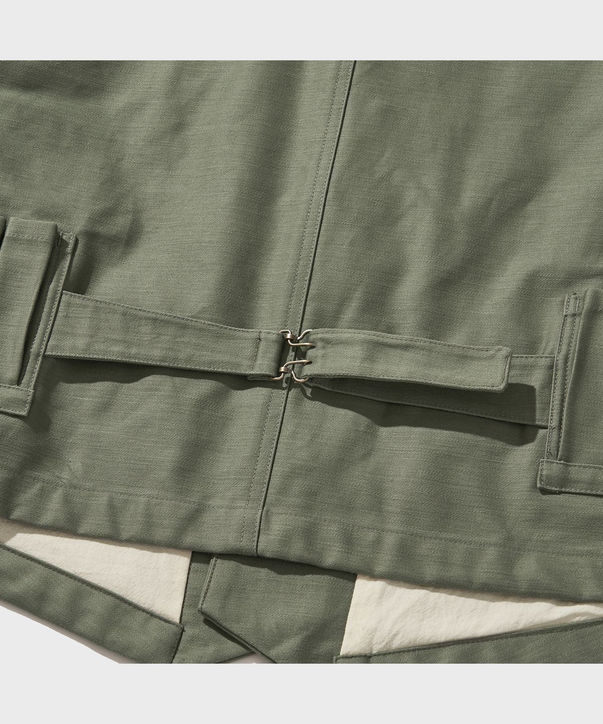 비디알(VDR) BACK SATEEN COTTON VEST [Swamp Green]
