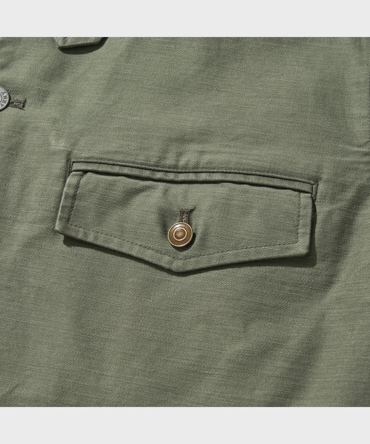비디알(VDR) BACK SATEEN HUNTING JACKET [Swamp Green]