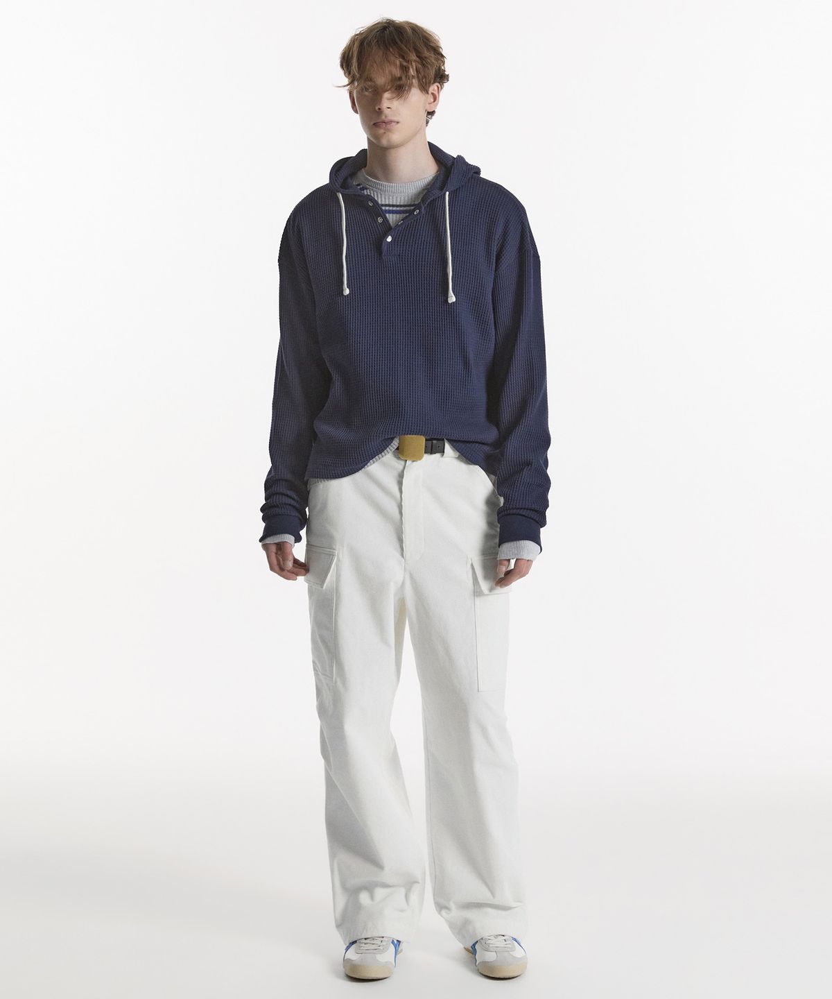 노앙(NOHANT) CORDUROY CARGO PANTS WHITE