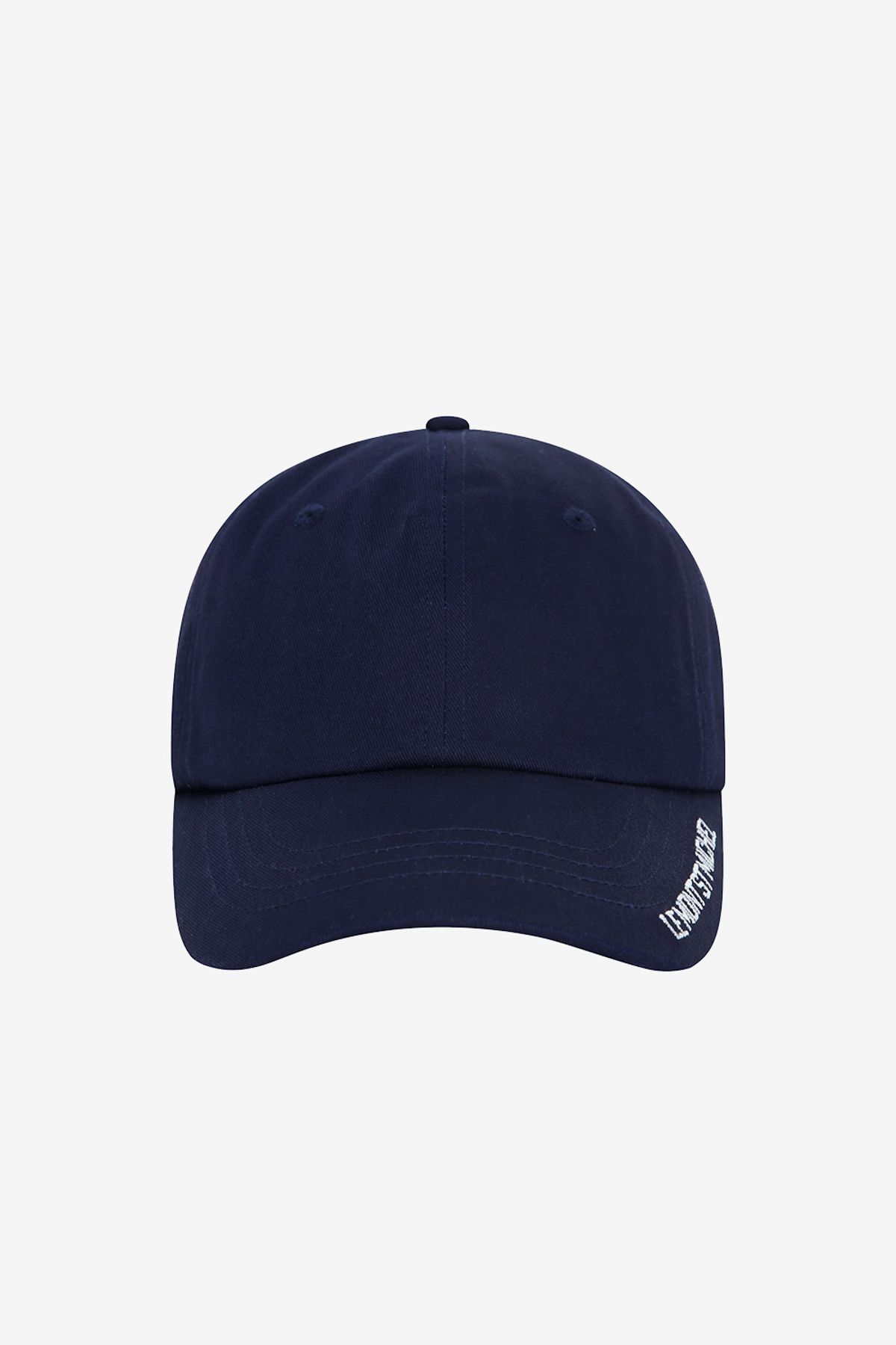 르몽생미셸(LE MONT ST MICHEL) Side Lettering Point Cap_Navy