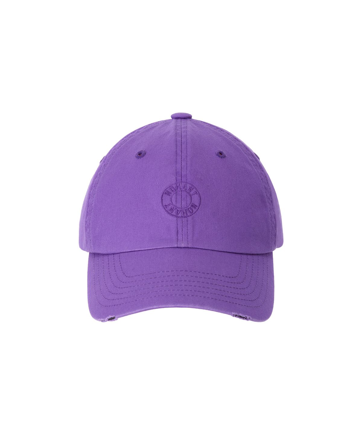 노앙(NOHANT) BACK PIXEL LOGO BALL CAP PURPLE