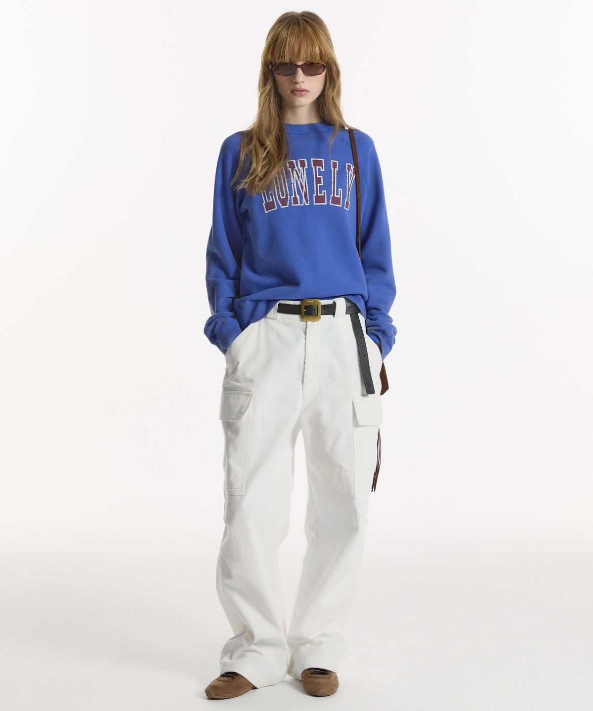 노앙(NOHANT) SQUARE BUCKLE LEATHER BELT-FRAME