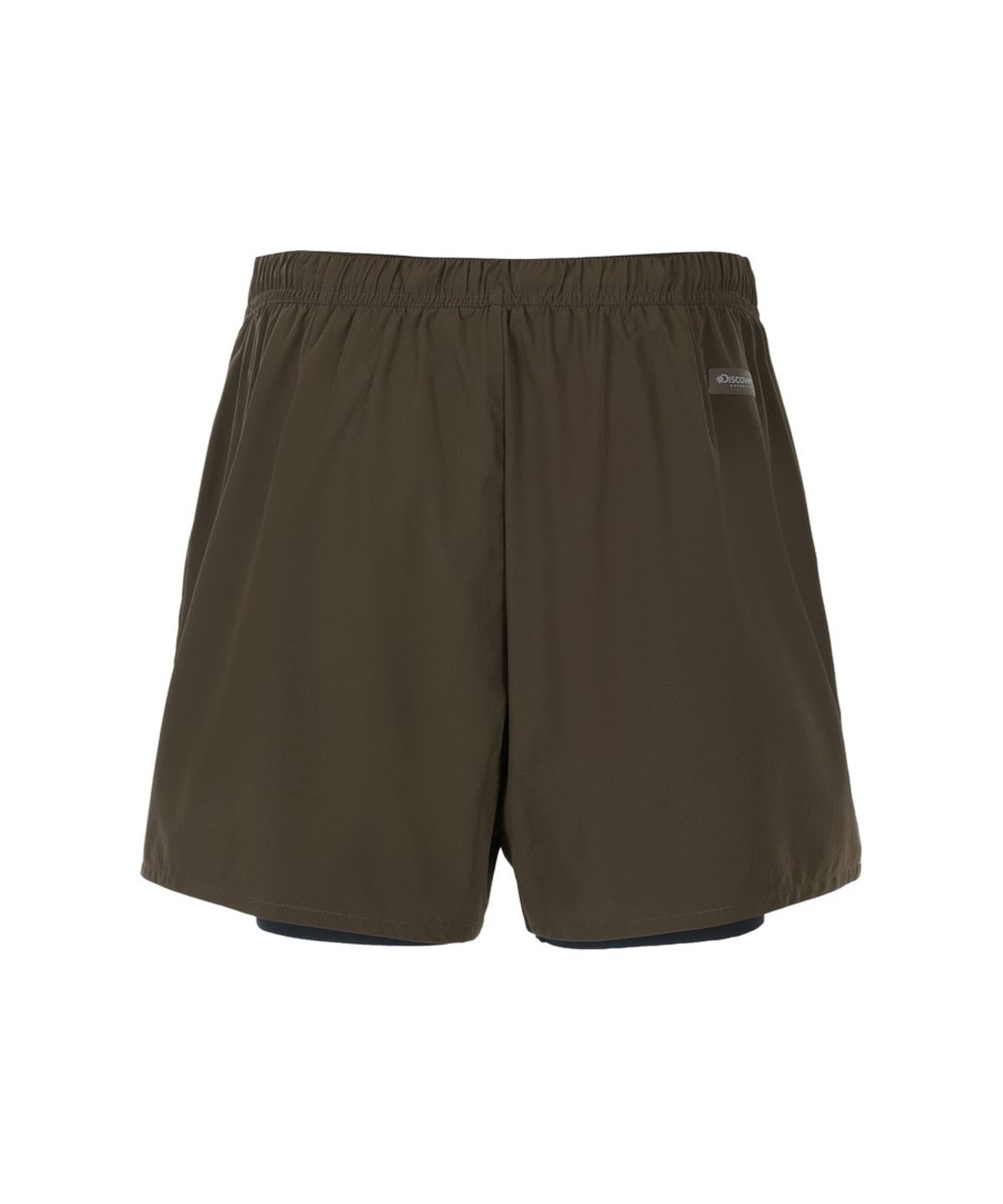 디스커버리 익스페디션(DISCOVERY EXPEDITION) 남성 프레시벤트 2IN1 러닝 쇼츠 (Brown)