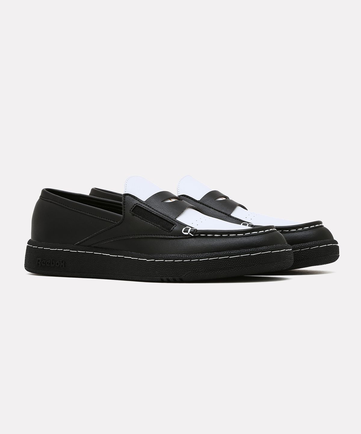 리복(REEBOK) 클럽 C 로퍼 - 블랙:화이트 / 100278435