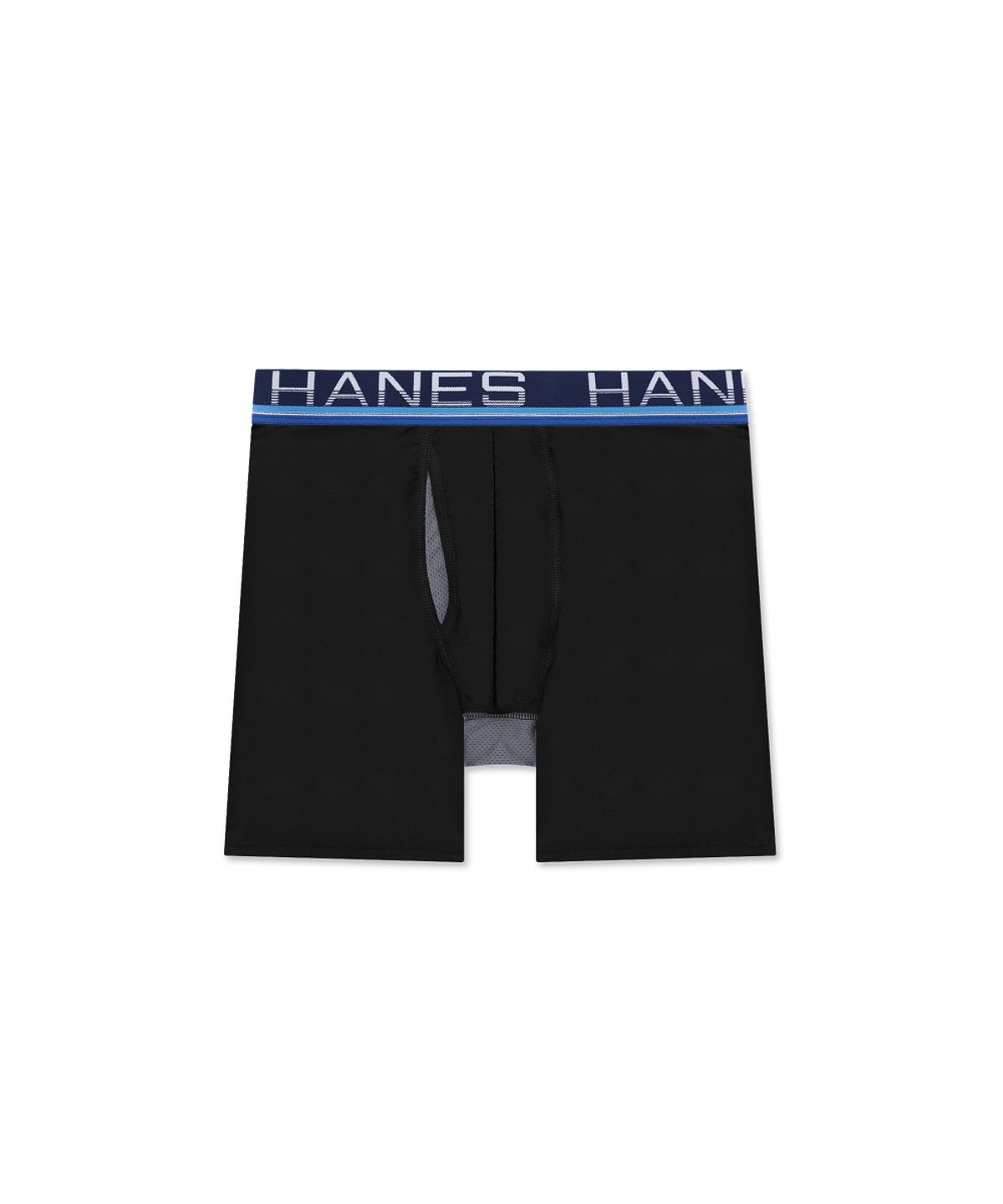 헤인즈(HANES) 토탈 서포트 파우치 박서 브리프 (엑스템프) 블랙 X 네이비