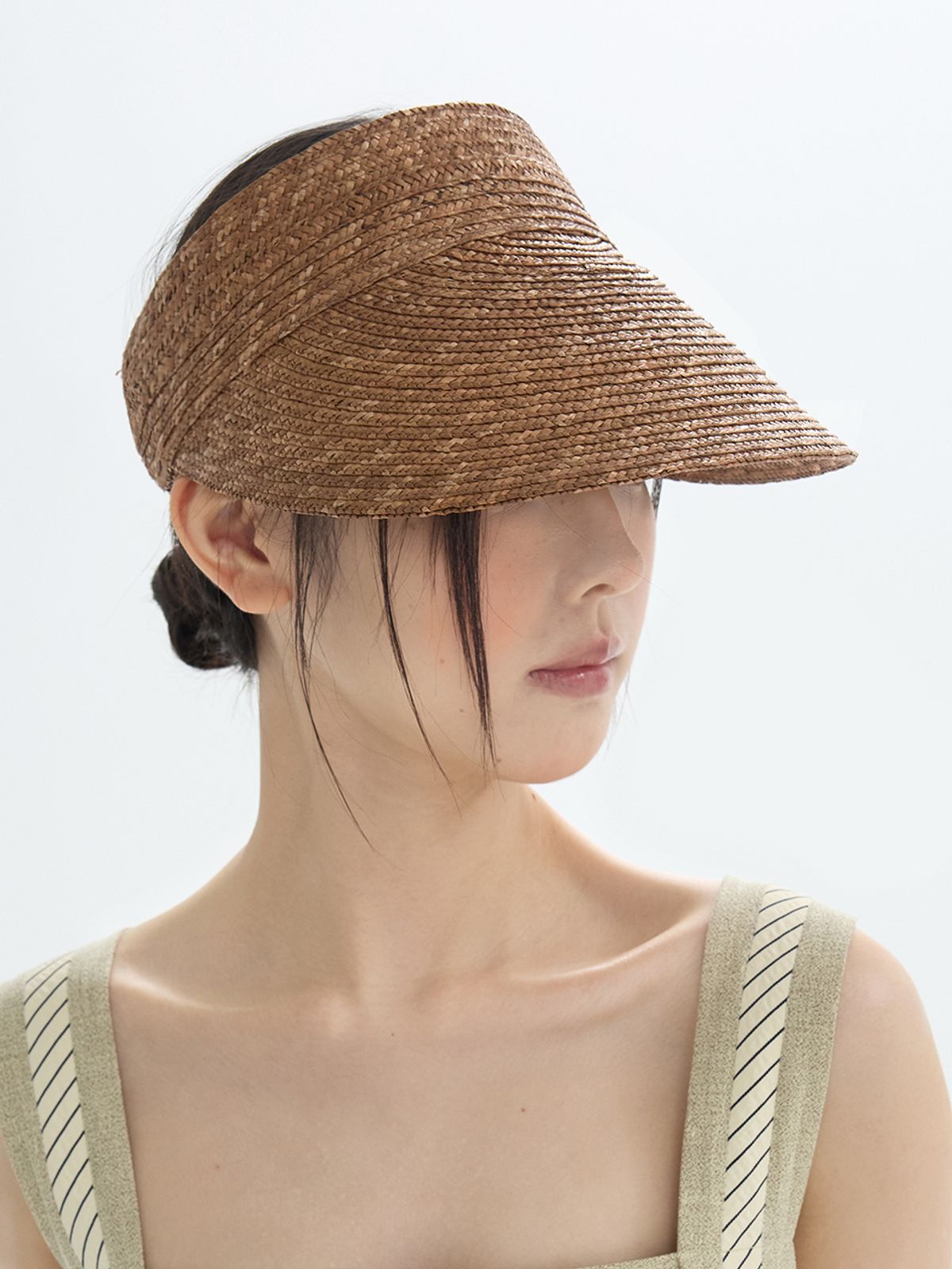 브라운햇(BROWNHAT) 클래식 선 바이저 - 브라운