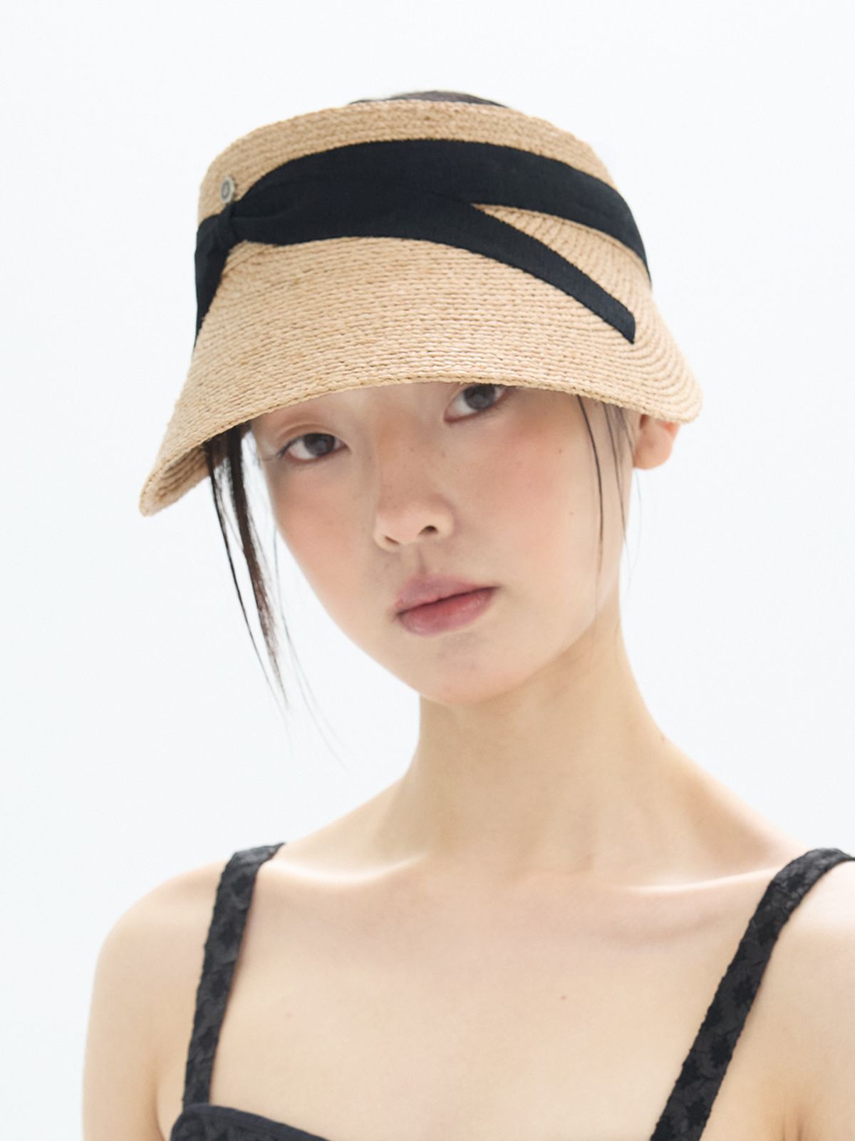브라운햇(BROWNHAT) 로웨나 선 바이저 - 네추럴