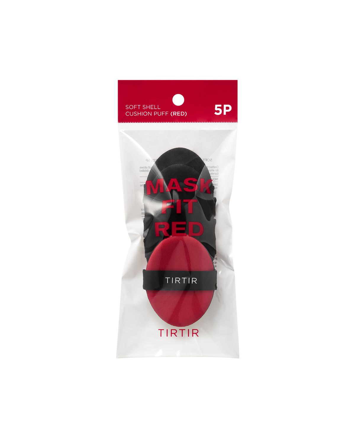 티르티르(TIRTIR) 소프트 쉘 쿠션 레드 퍼프 (5P)