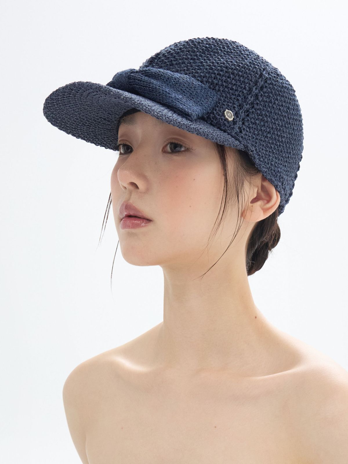 브라운햇(BROWNHAT) 버니 니팅 캡 - 네이비
