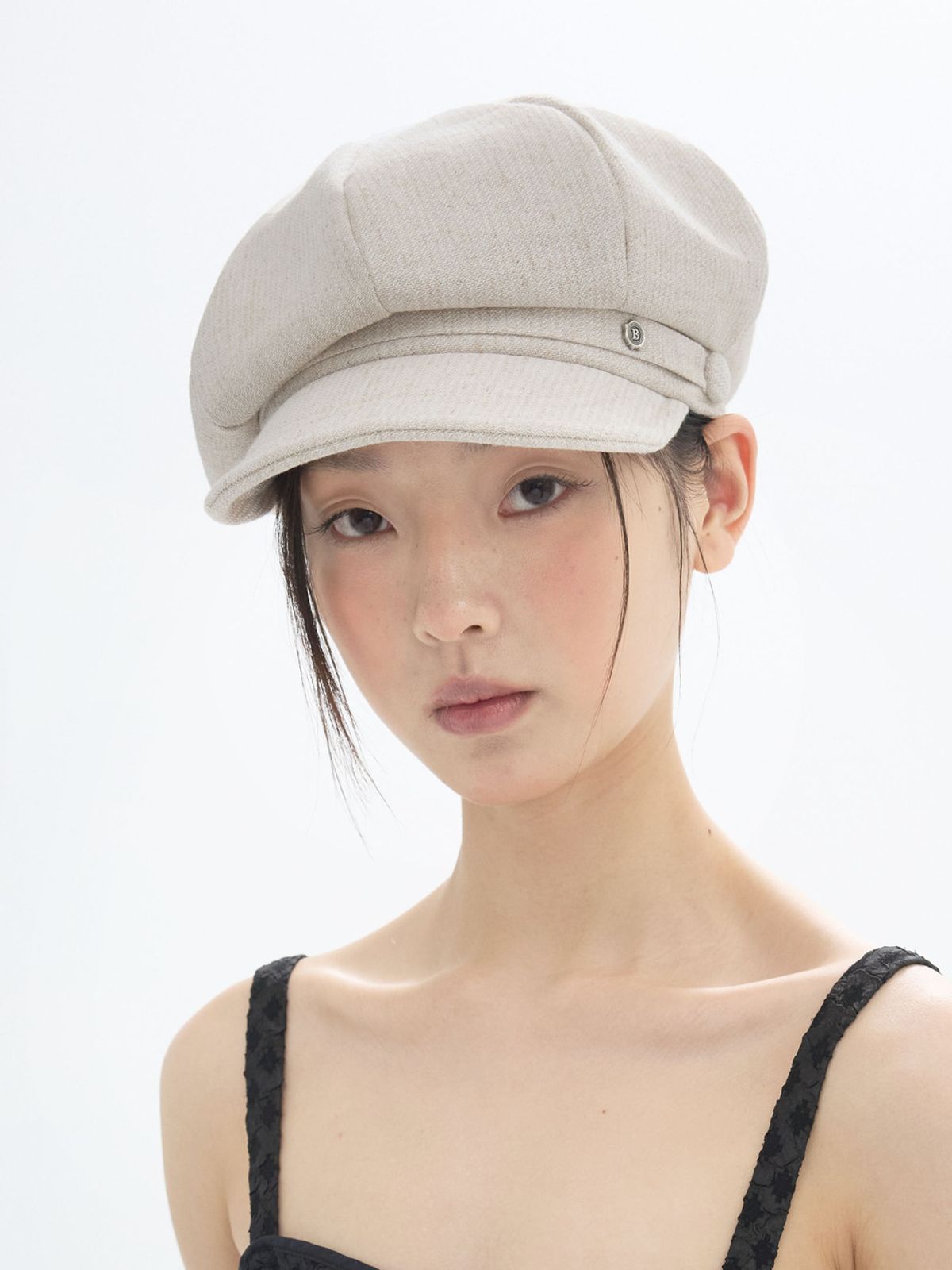 브라운햇(BROWNHAT) 뉴스보이 캐스켓 - 아이보리